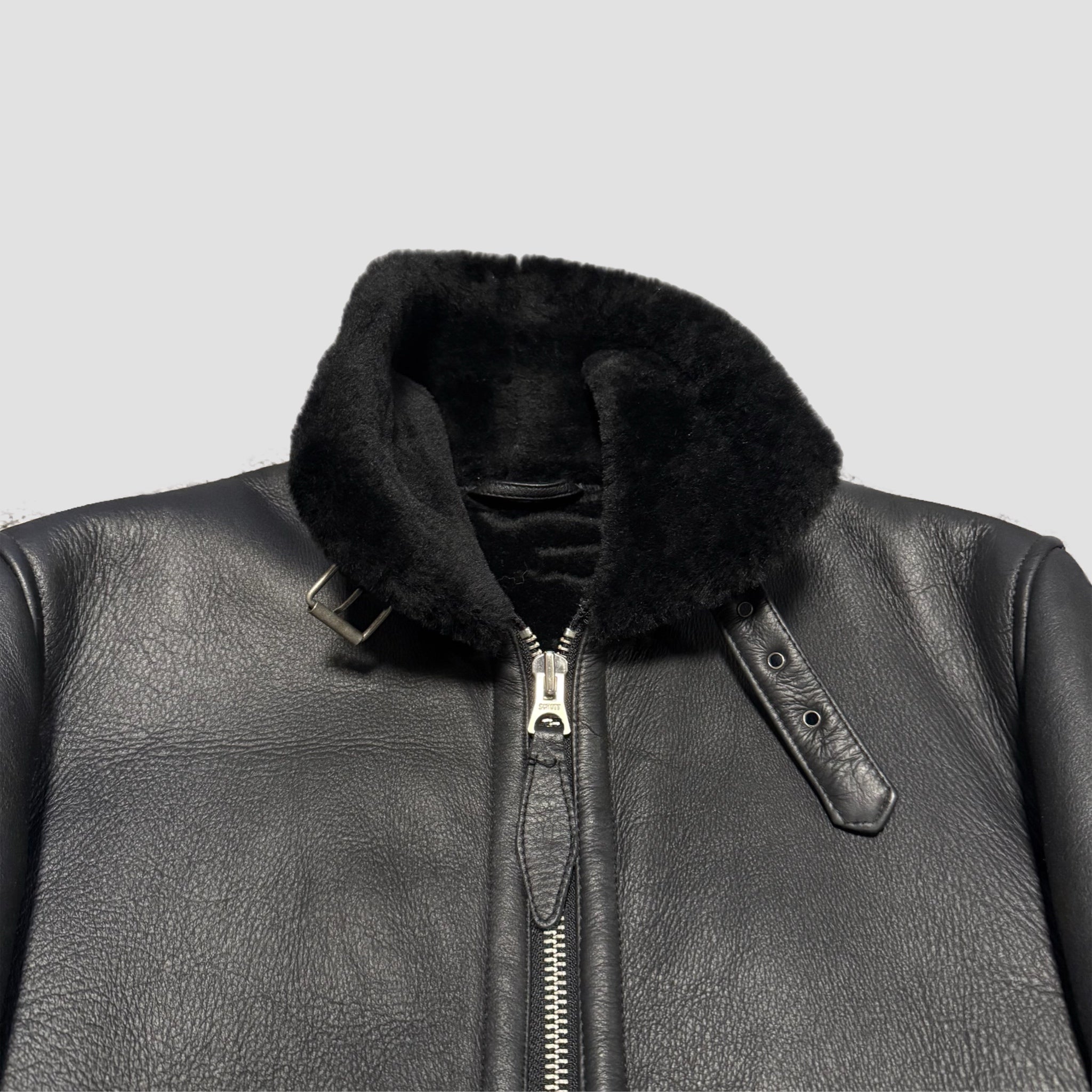 Schott NYC Leather Aviator Jacket