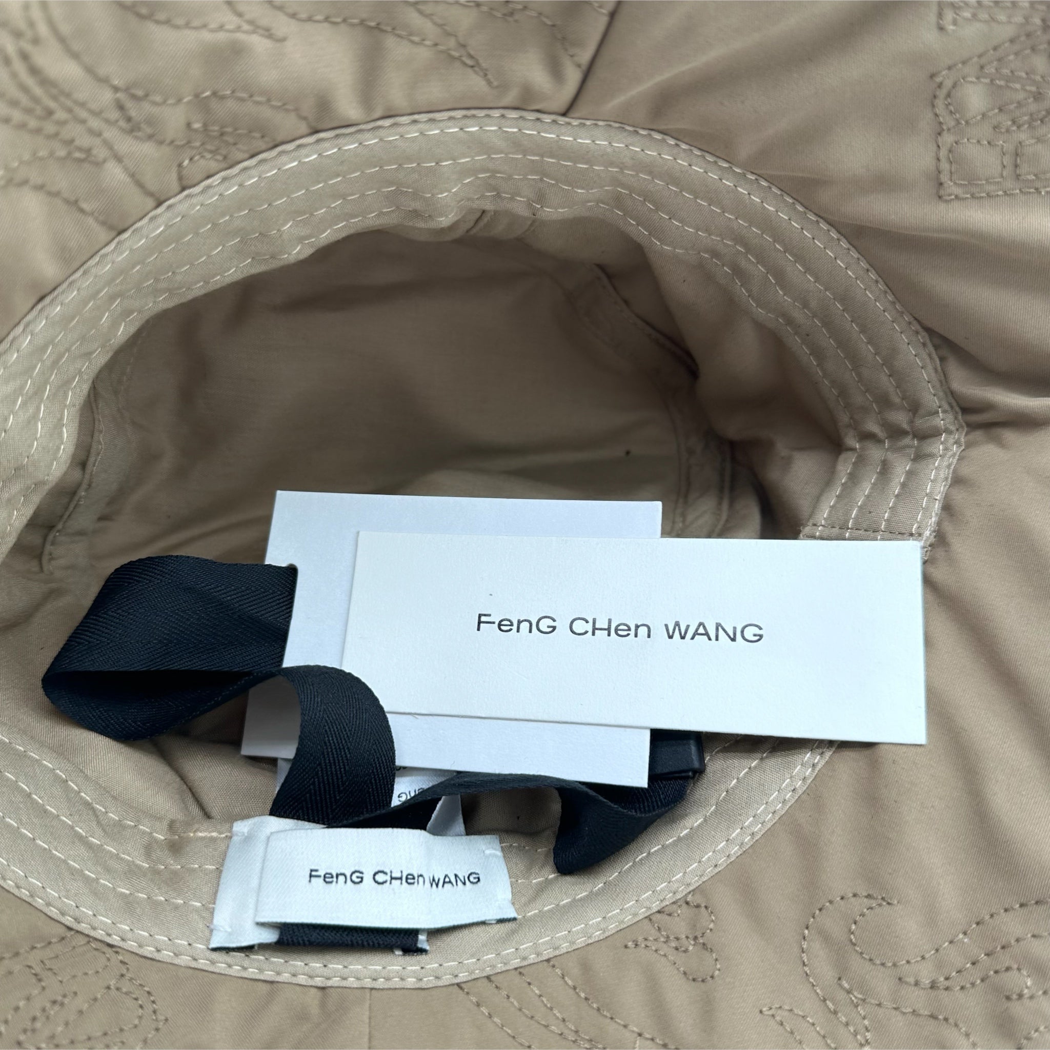 Feng Chen Wang Quilted Bucket Hat