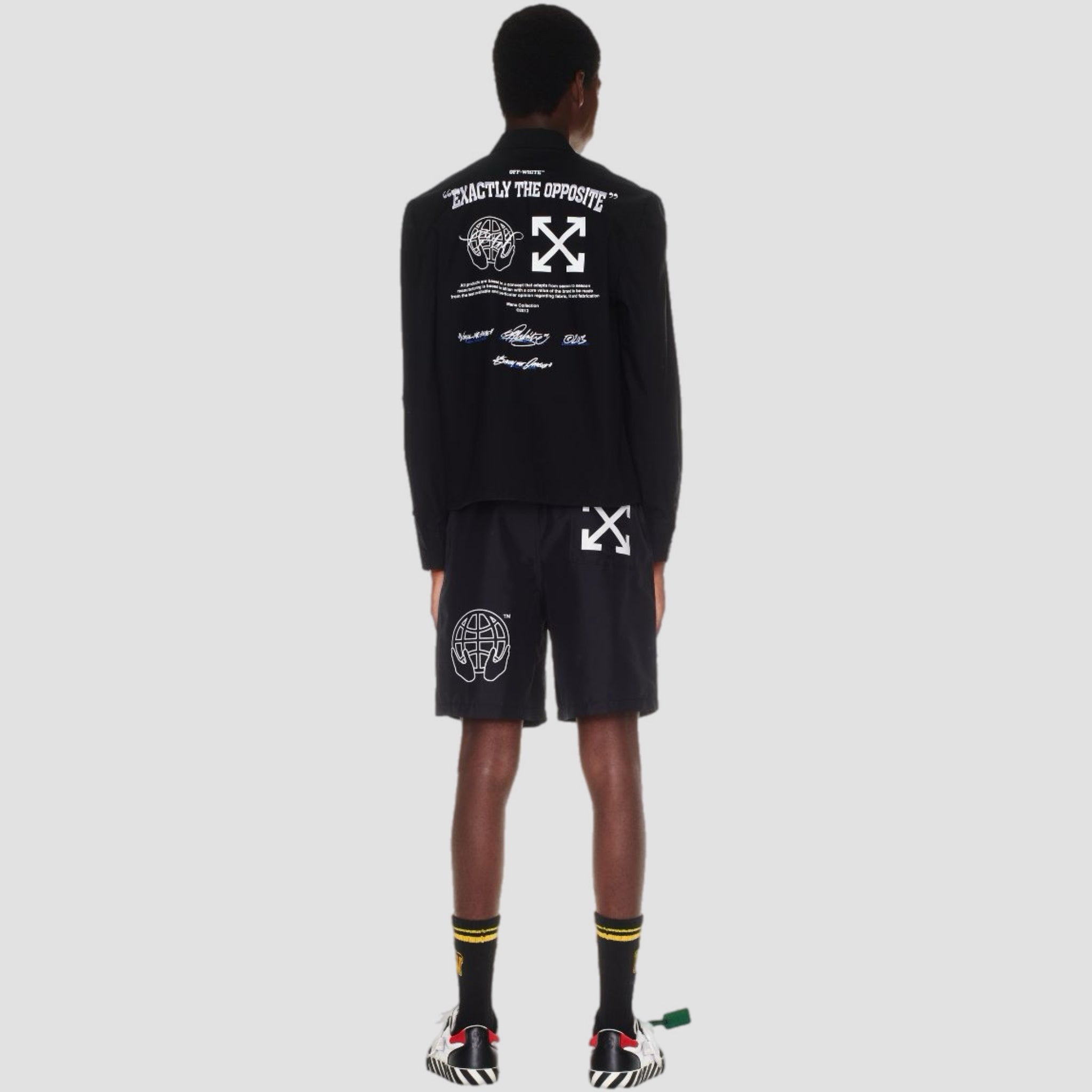 Off-White Exact Opp Zip Hybrid Shirt