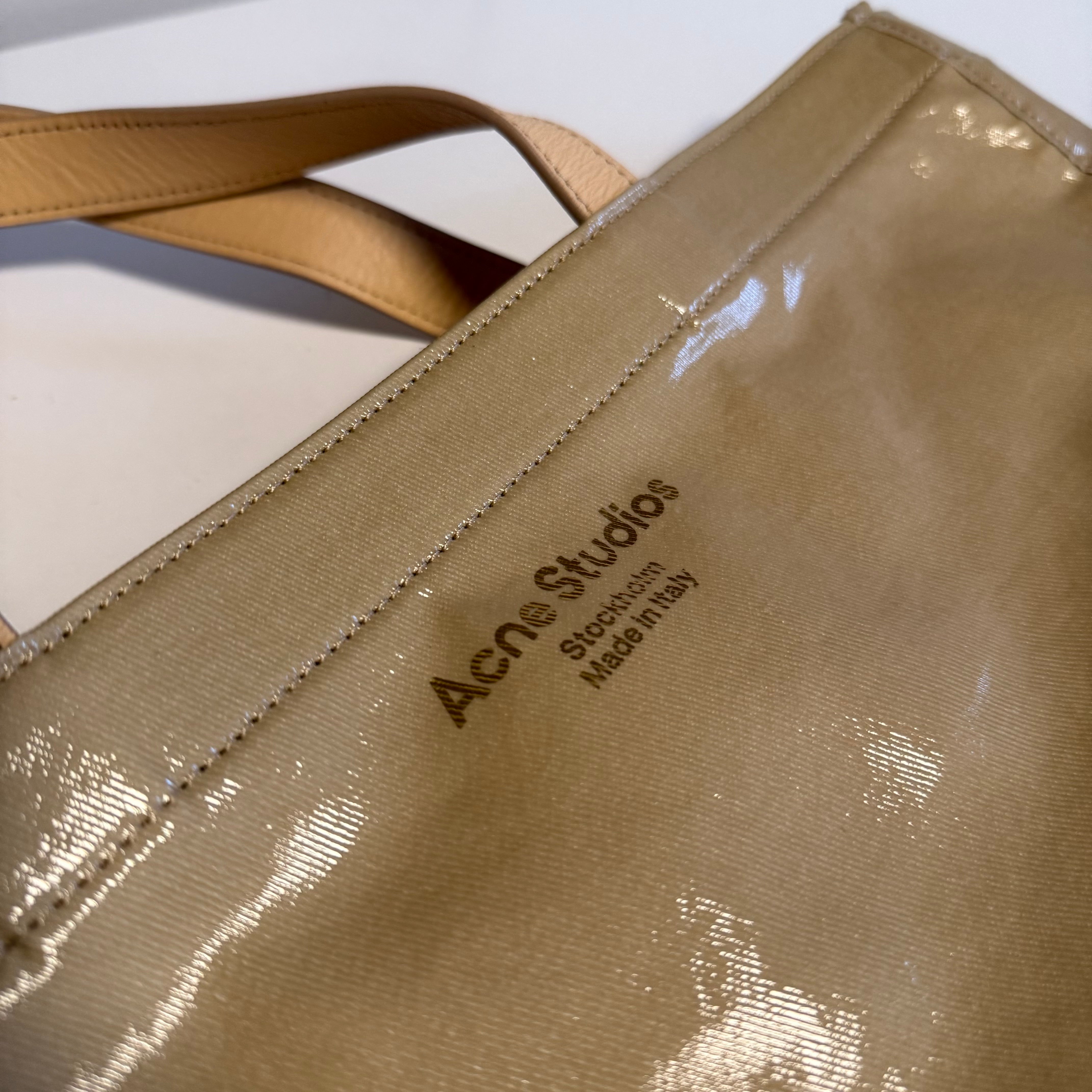 Acne Studios Audrey Beige Tote Bag