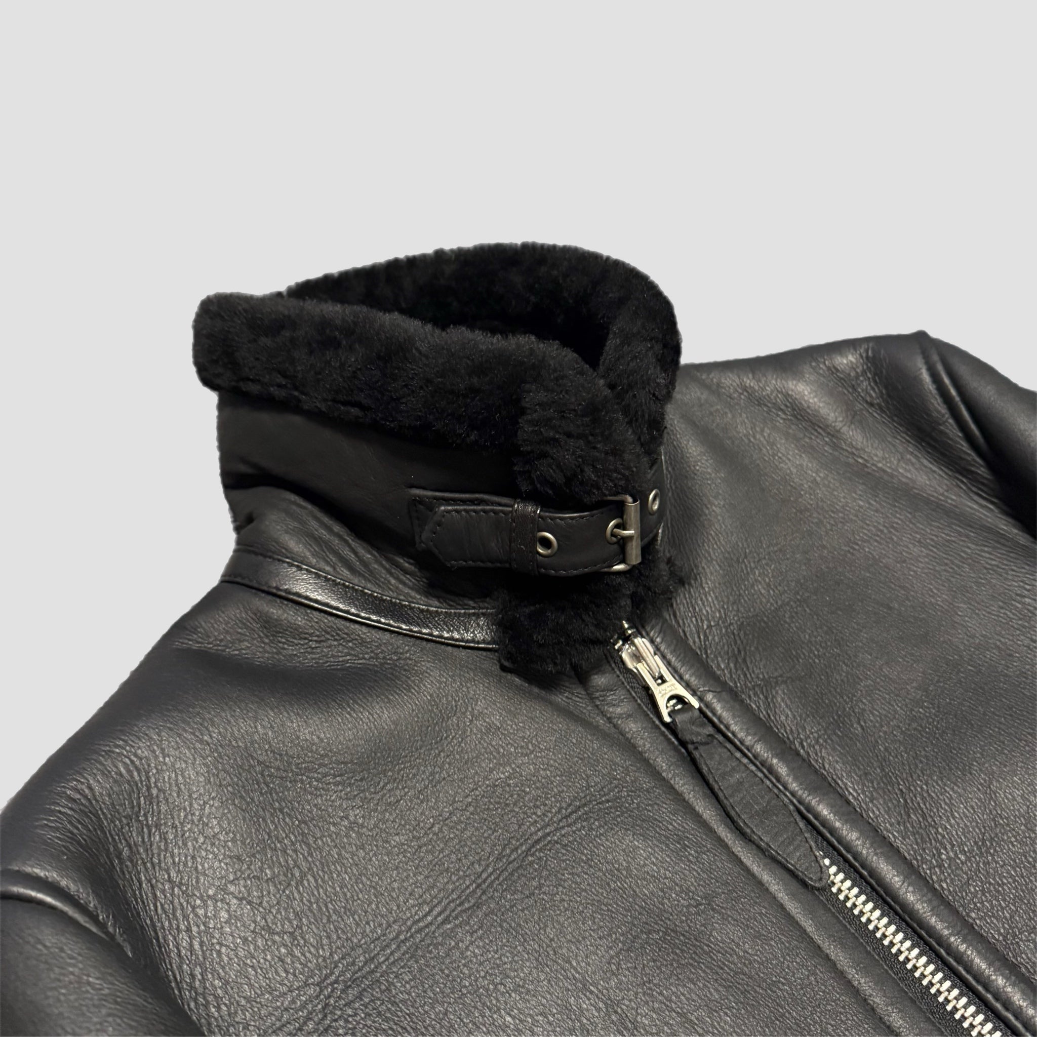 Schott NYC Leather Aviator Jacket