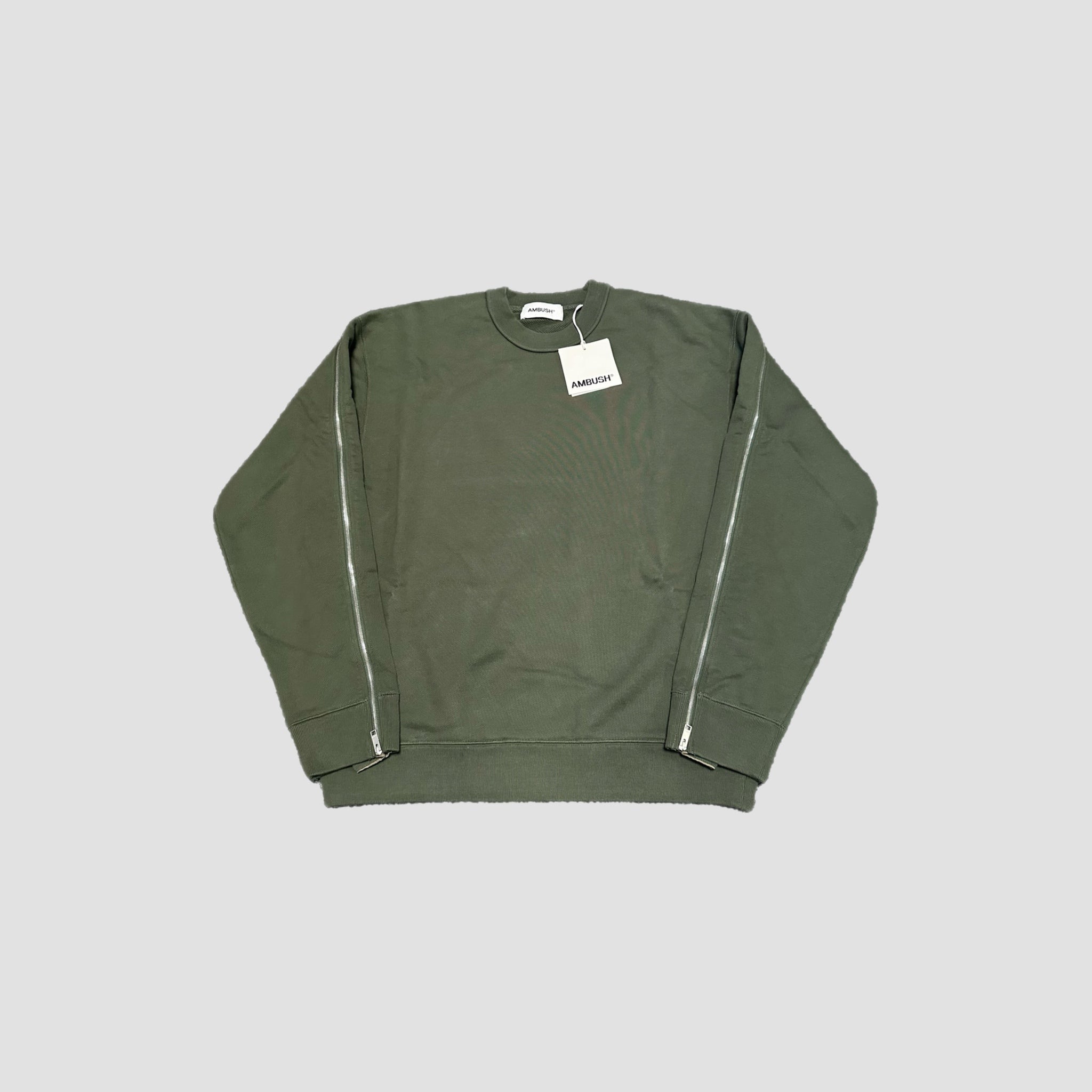 Ambush Sleeve Logo Sweatshirt Thyme