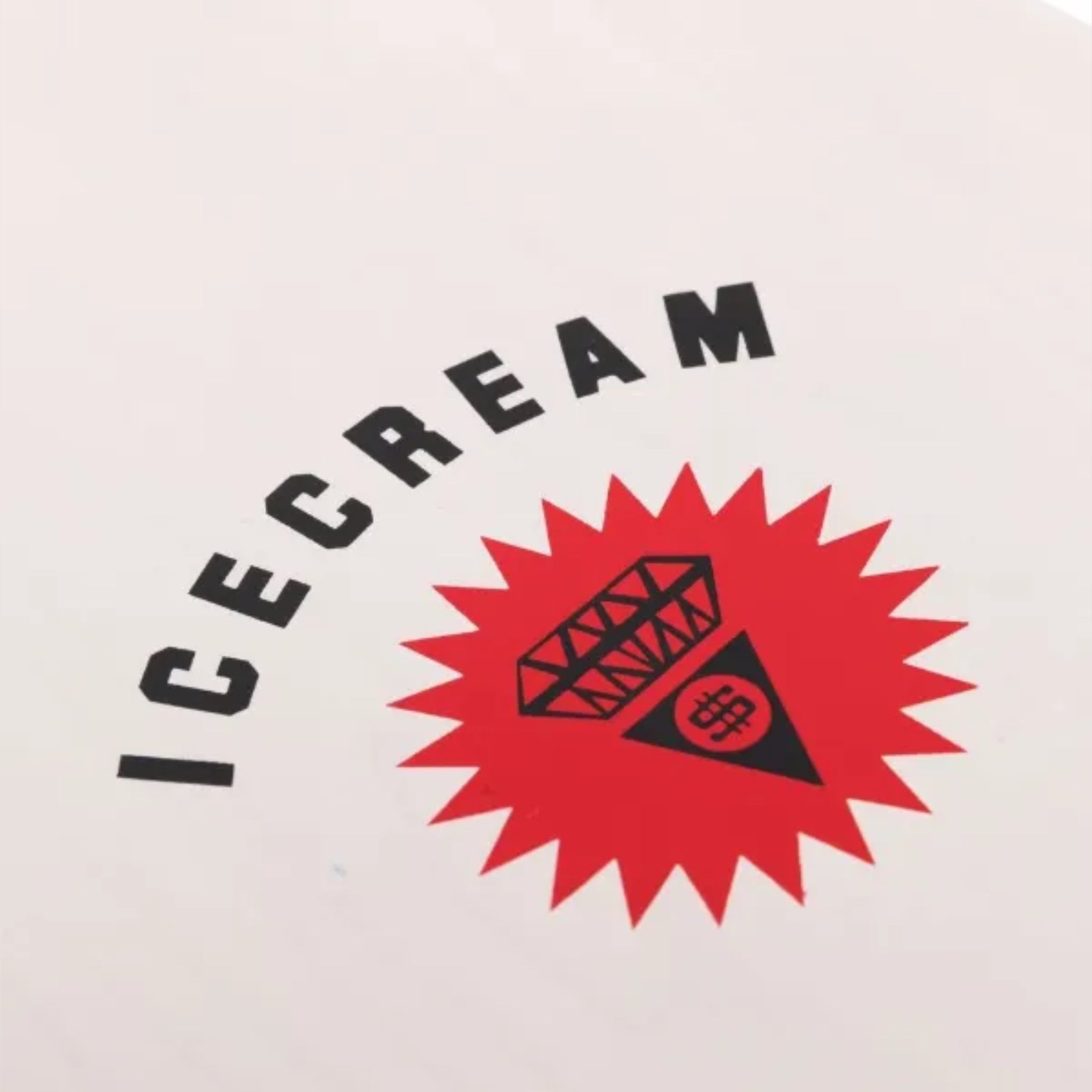 ICECREAM Logo Print Skate Deck