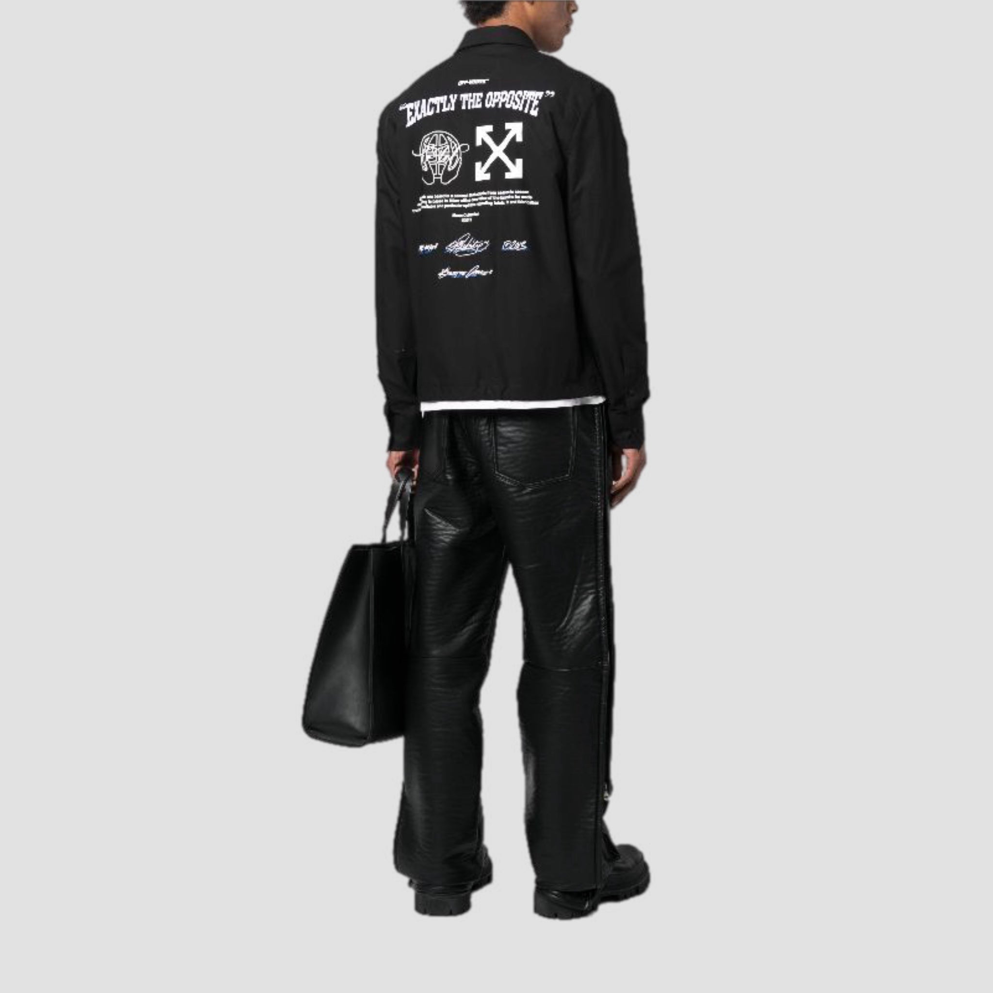 Off-White Exact Opp Zip Hybrid Shirt