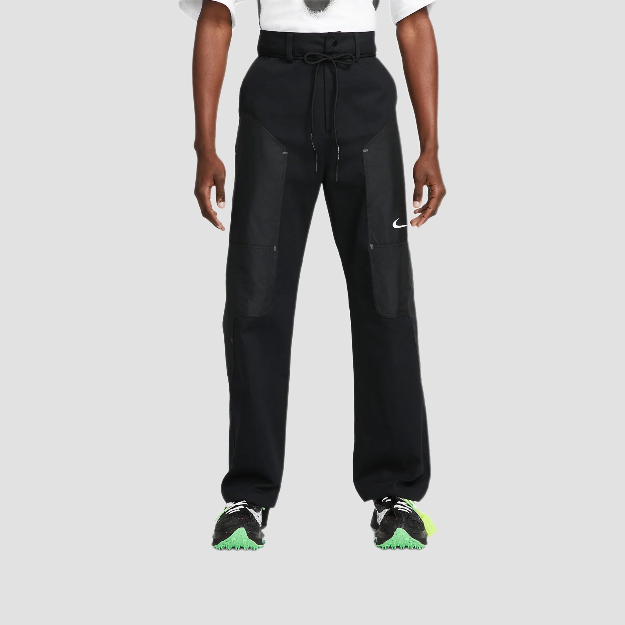 Off-White X Nike Techno Fabric Track Pants / Cargos