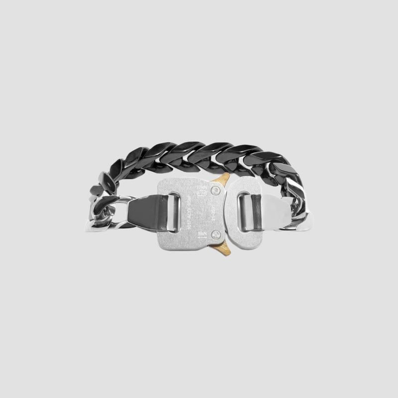 1017 ALYX 9SM Ceramic Buckle Chain Bracelet Black Original Allure