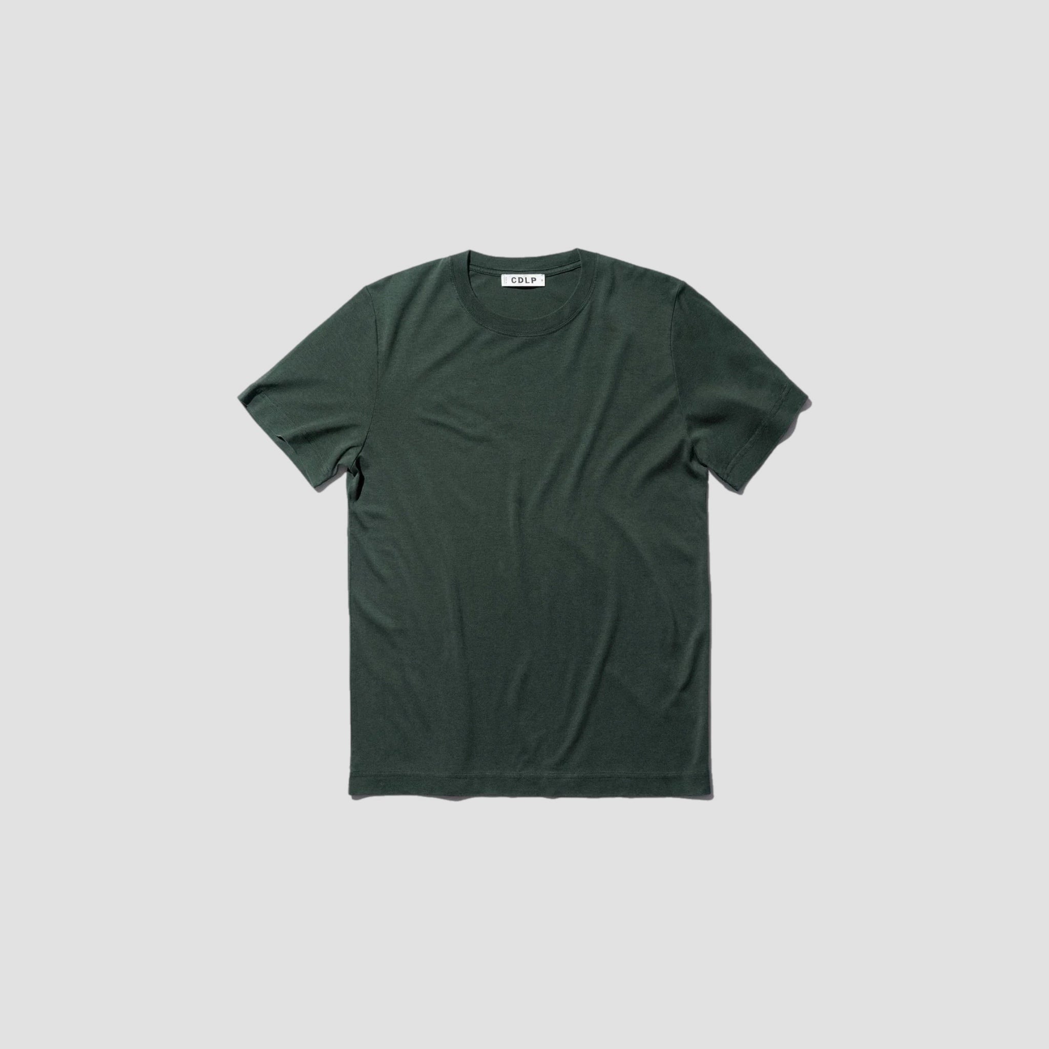 CDLP Lyocell Crew Neck Army Green T-Shirt (3 Pack)