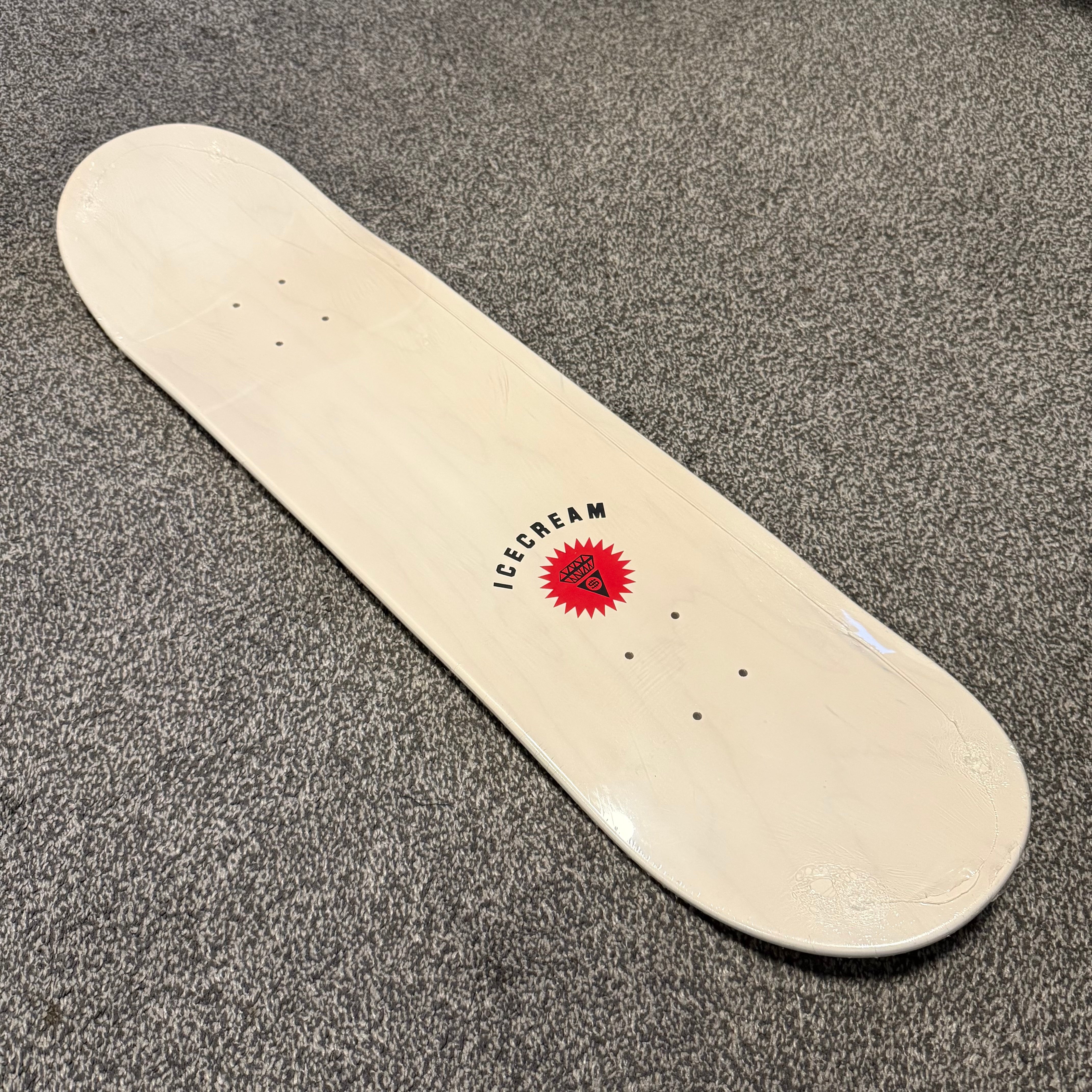 ICECREAM Logo Print Skate Deck