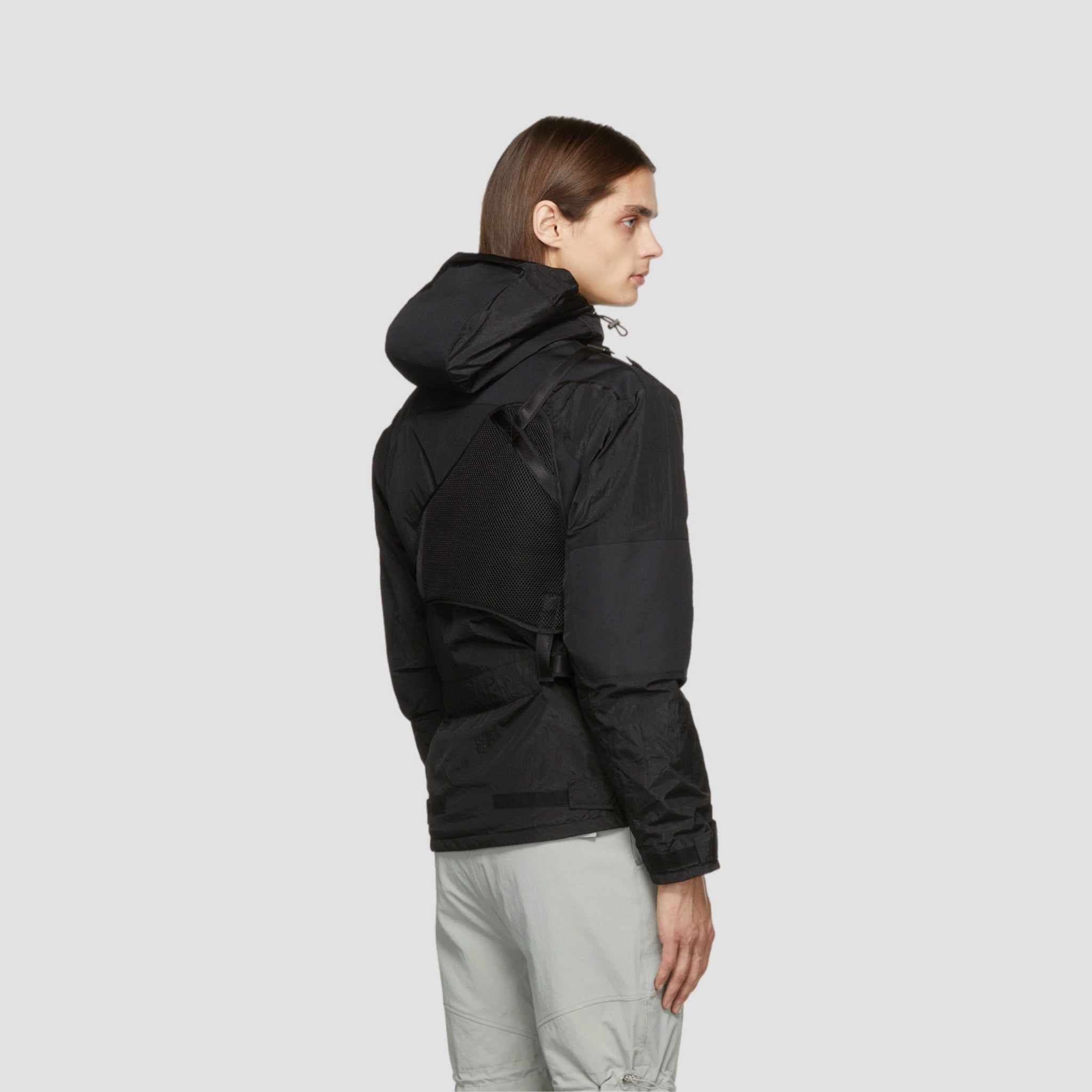 Heliot Emil Technical Padded Jacket W Removable Vest