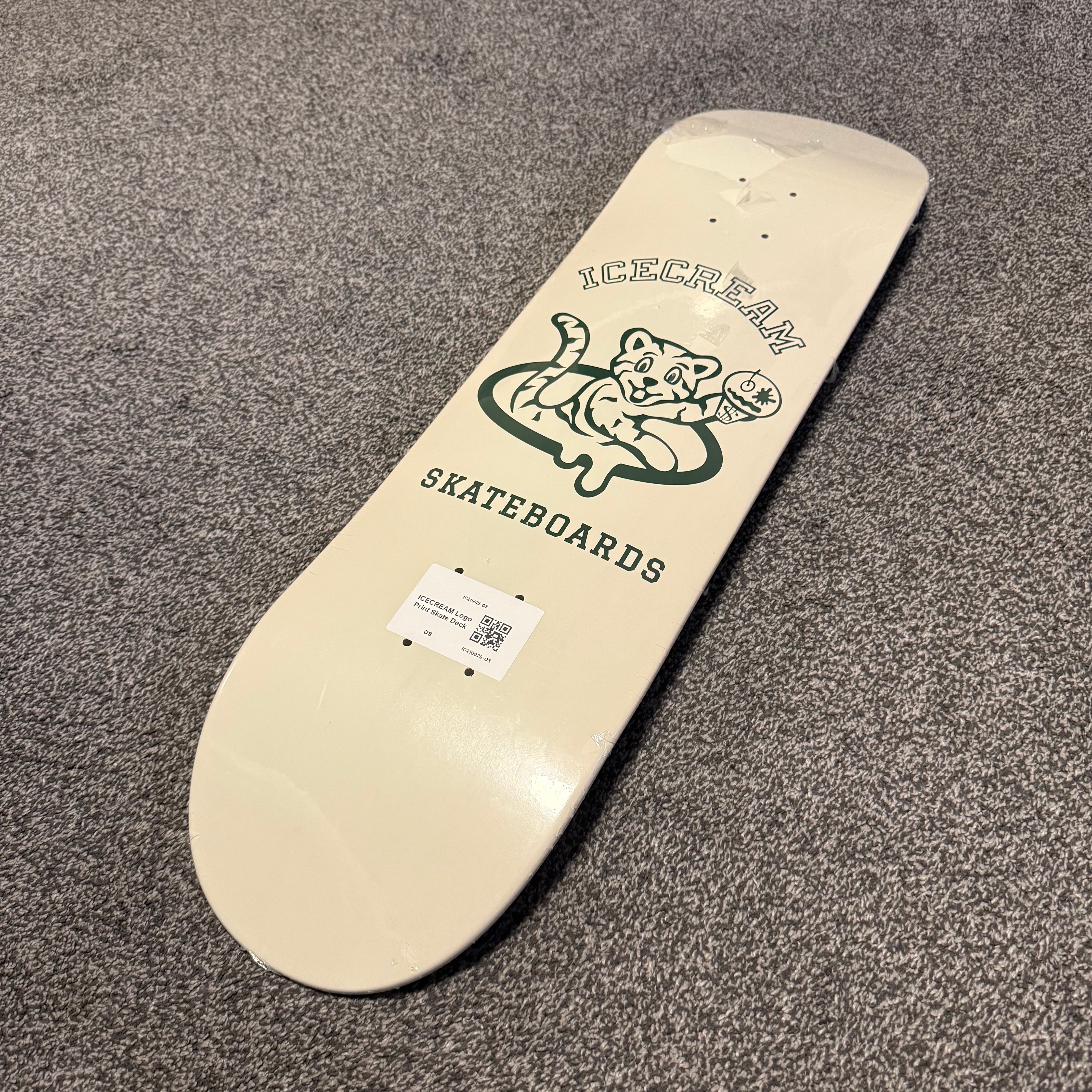 ICECREAM Logo Print Skate Deck