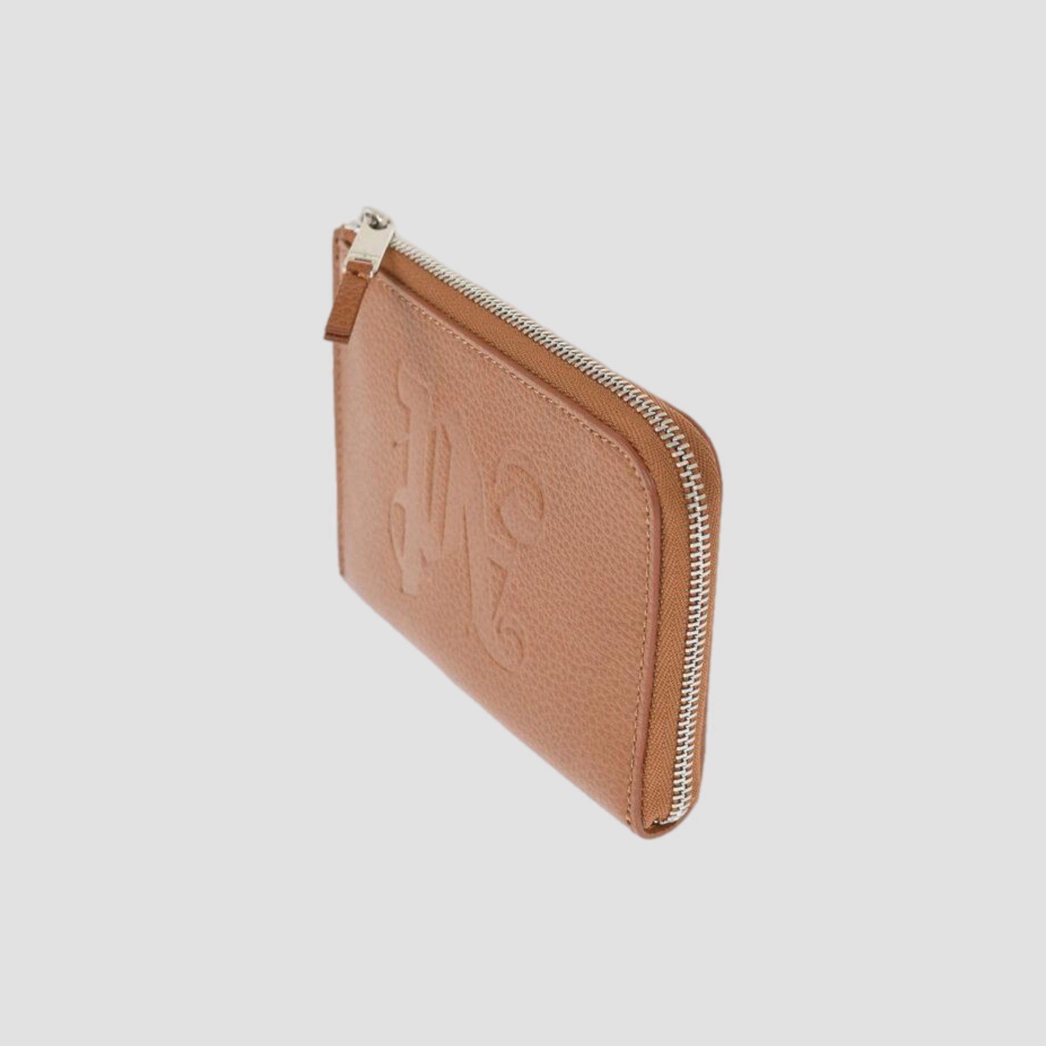 Palm Angels PA Monogram Zipped Cardholder Wallet