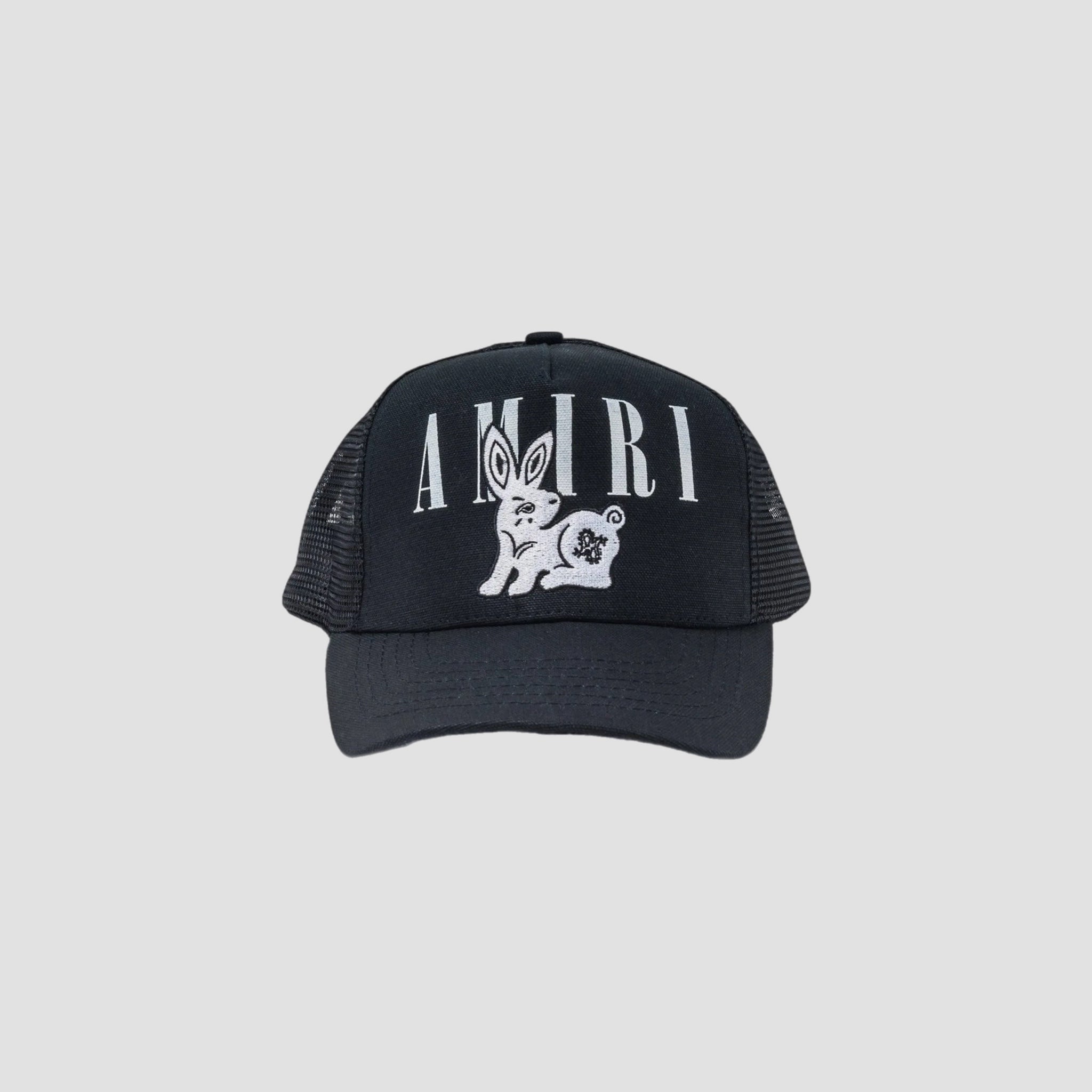 Amiri Bandana Rabbit Logo Trucker Cap