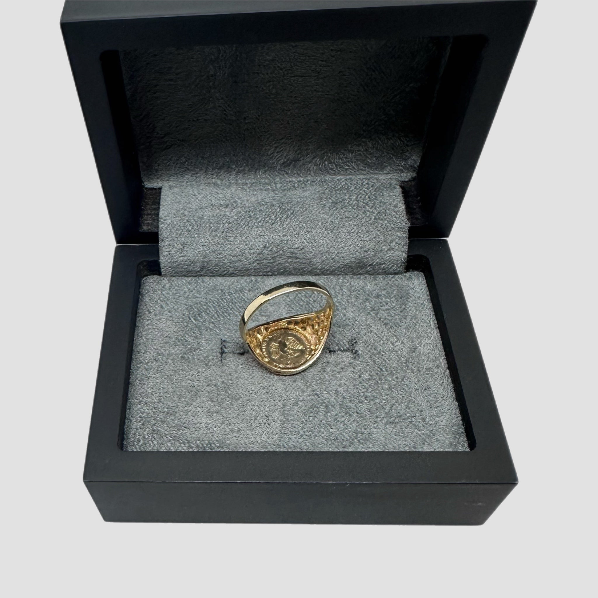 9ct Emperador Maximiliano Coin Ring