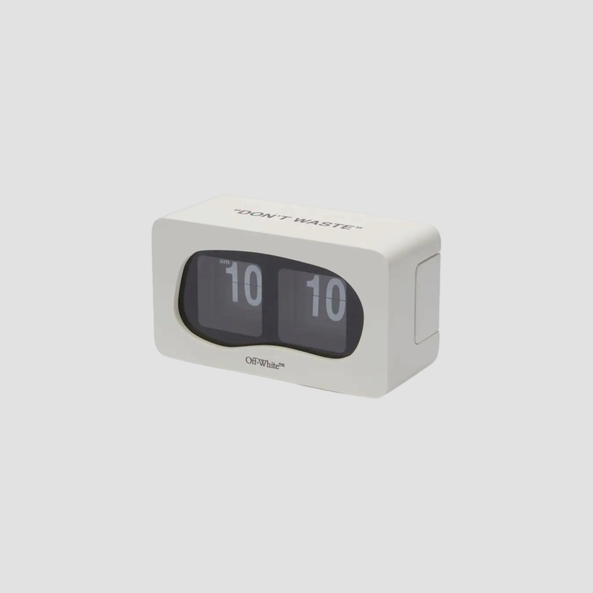 Off-White Quote Motif Flip Clock