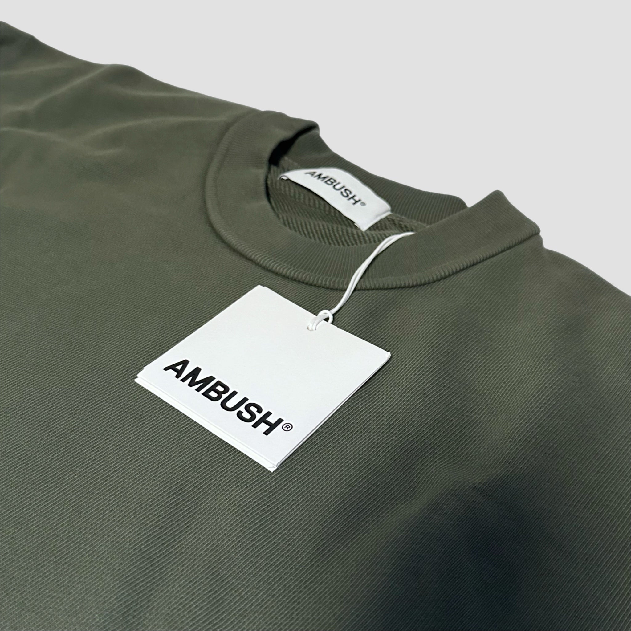 Ambush Sleeve Logo Sweatshirt Thyme