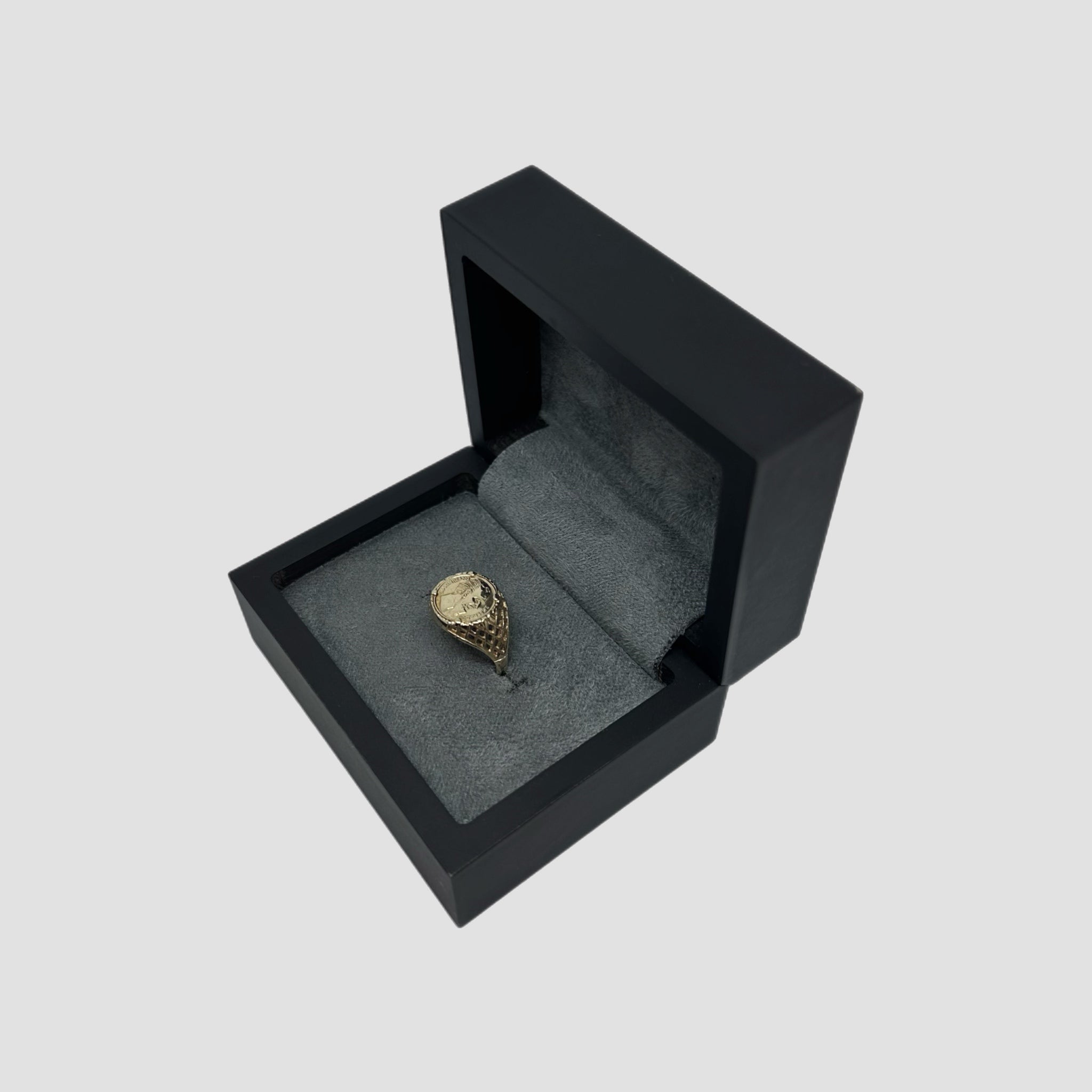 9ct Emperador Maximiliano Coin Ring