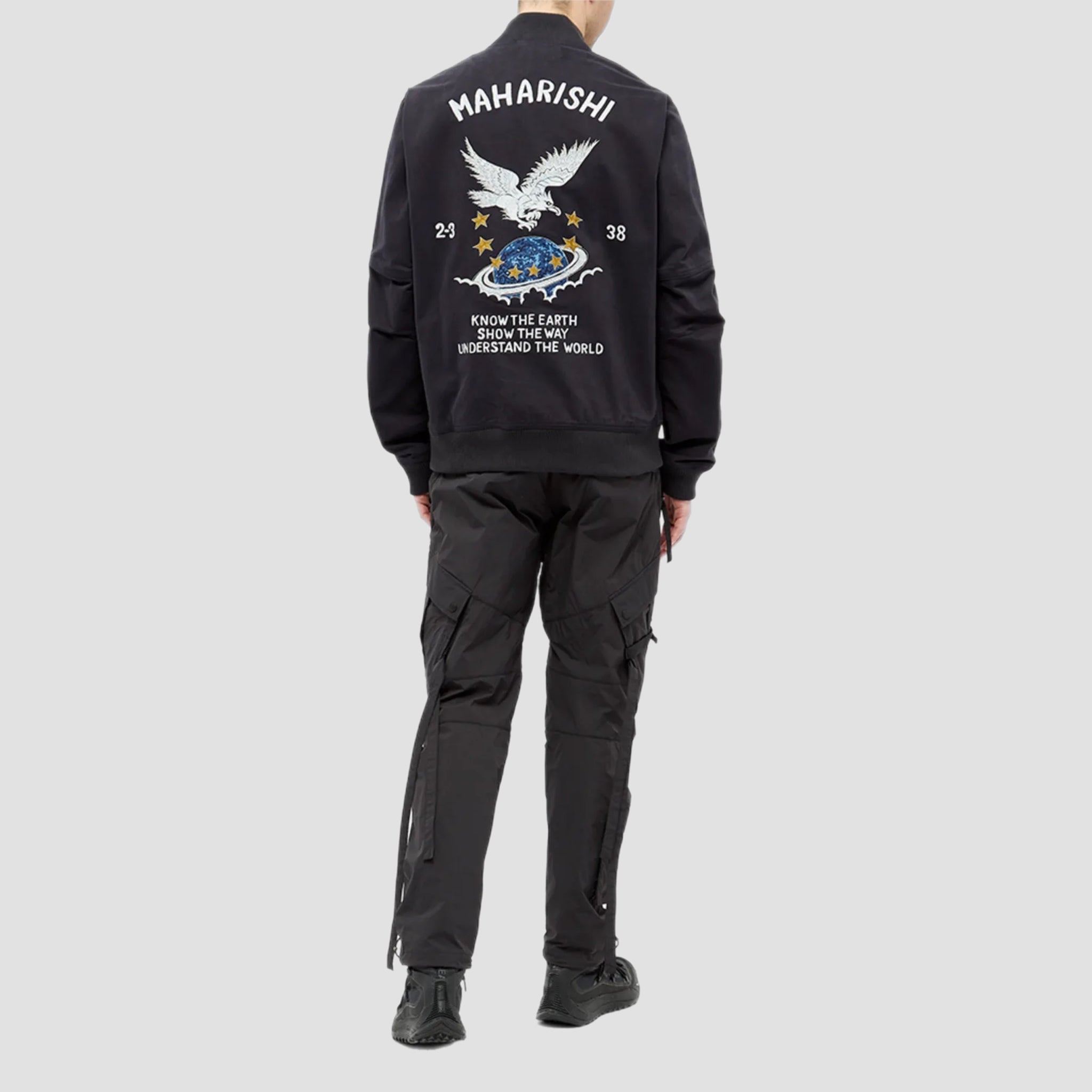 Maharishi Drone Eagle Organic Tour Bomber Jacket Original Allure