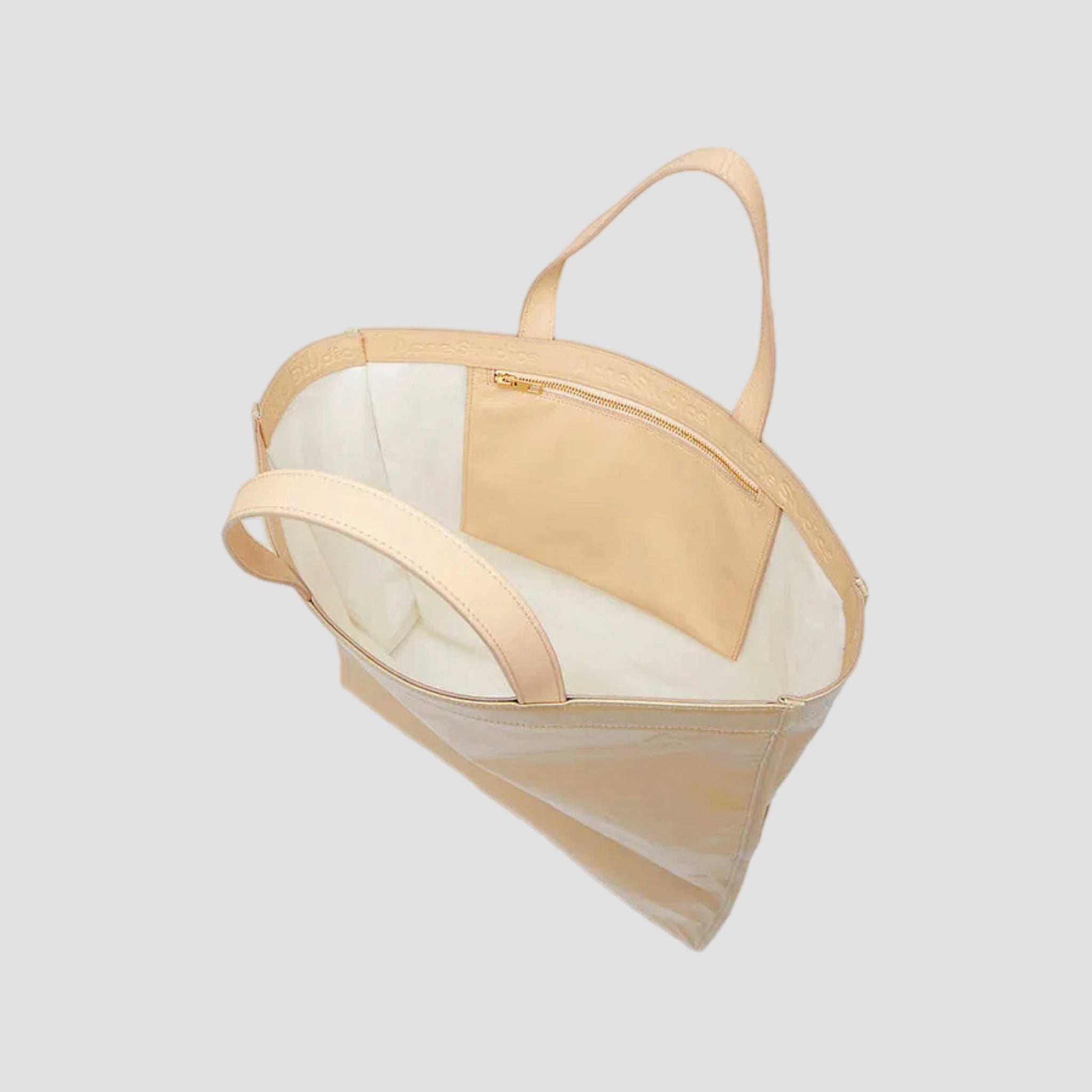 Acne Studios Audrey Beige Tote Bag