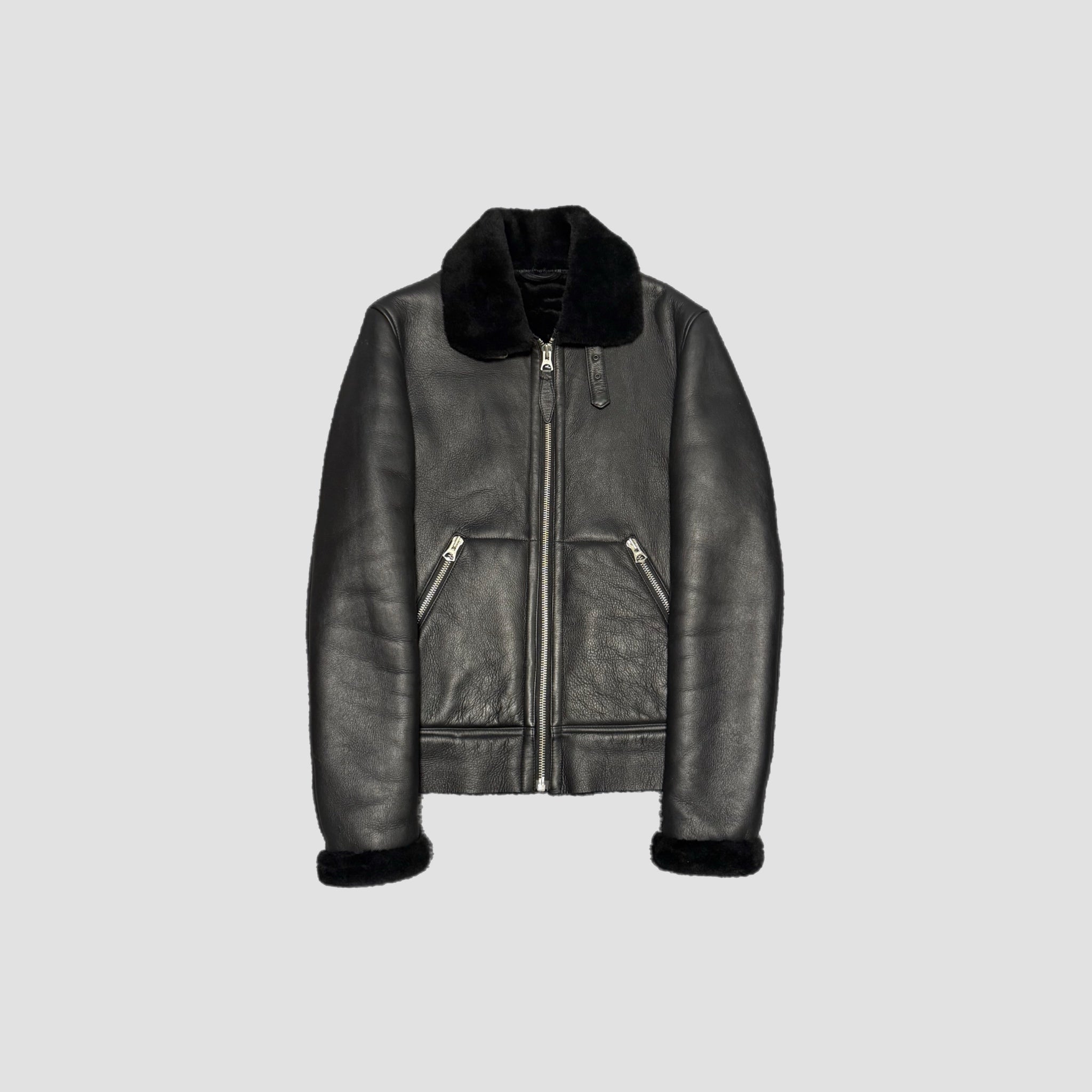 Schott NYC Leather Aviator Jacket