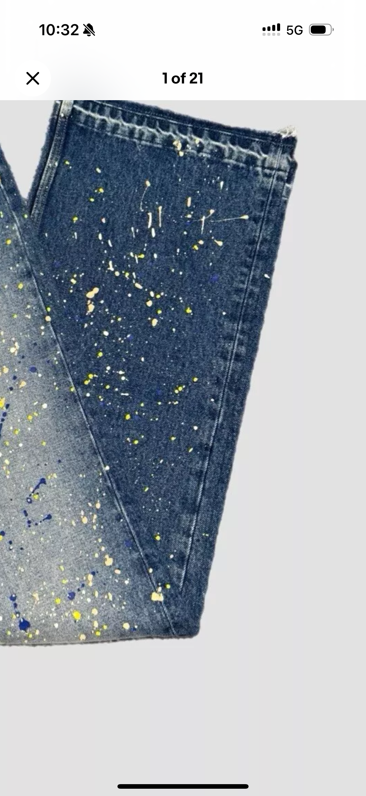 Off-White Paint Splatter Jeans