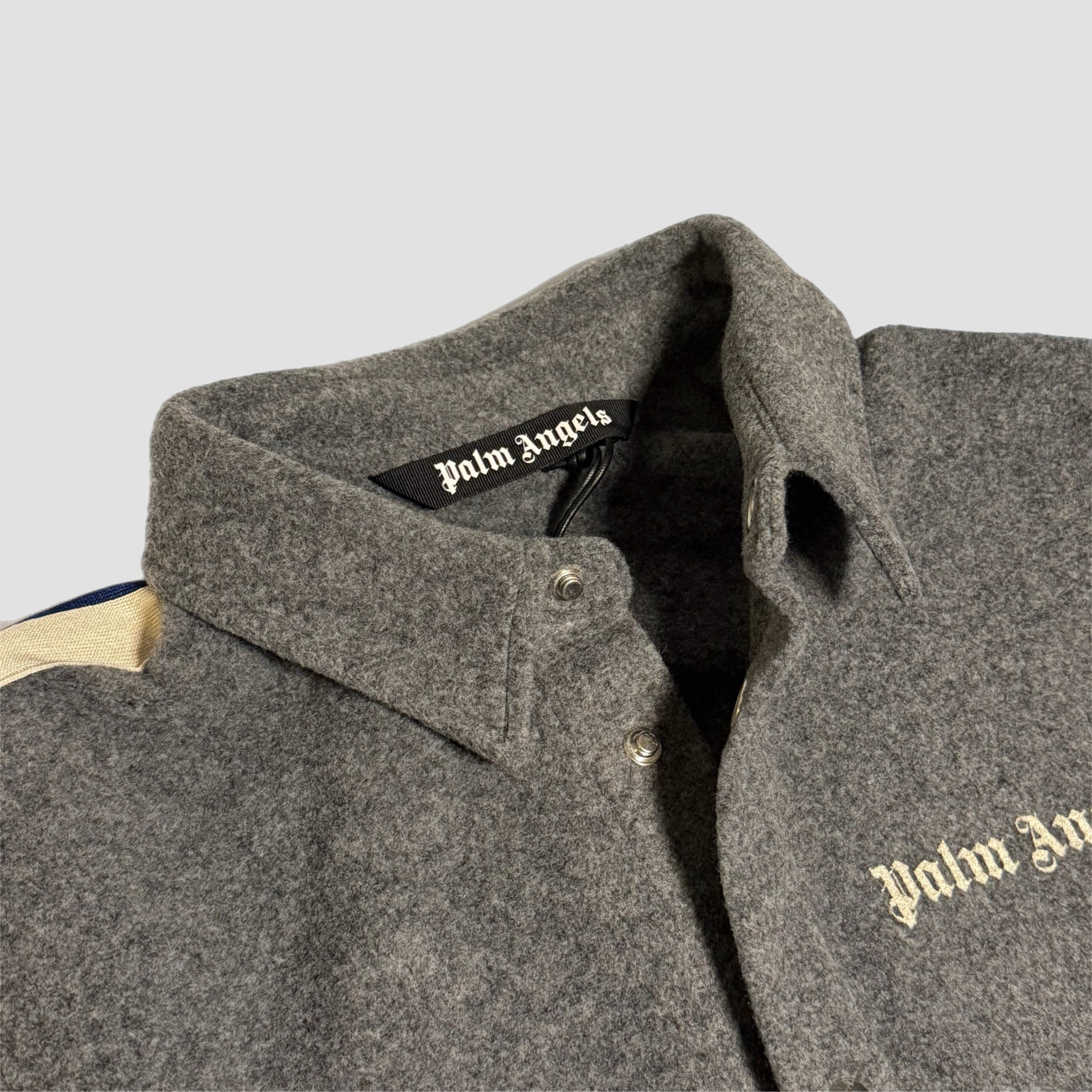 Palm Angels Wool Track Overshirt