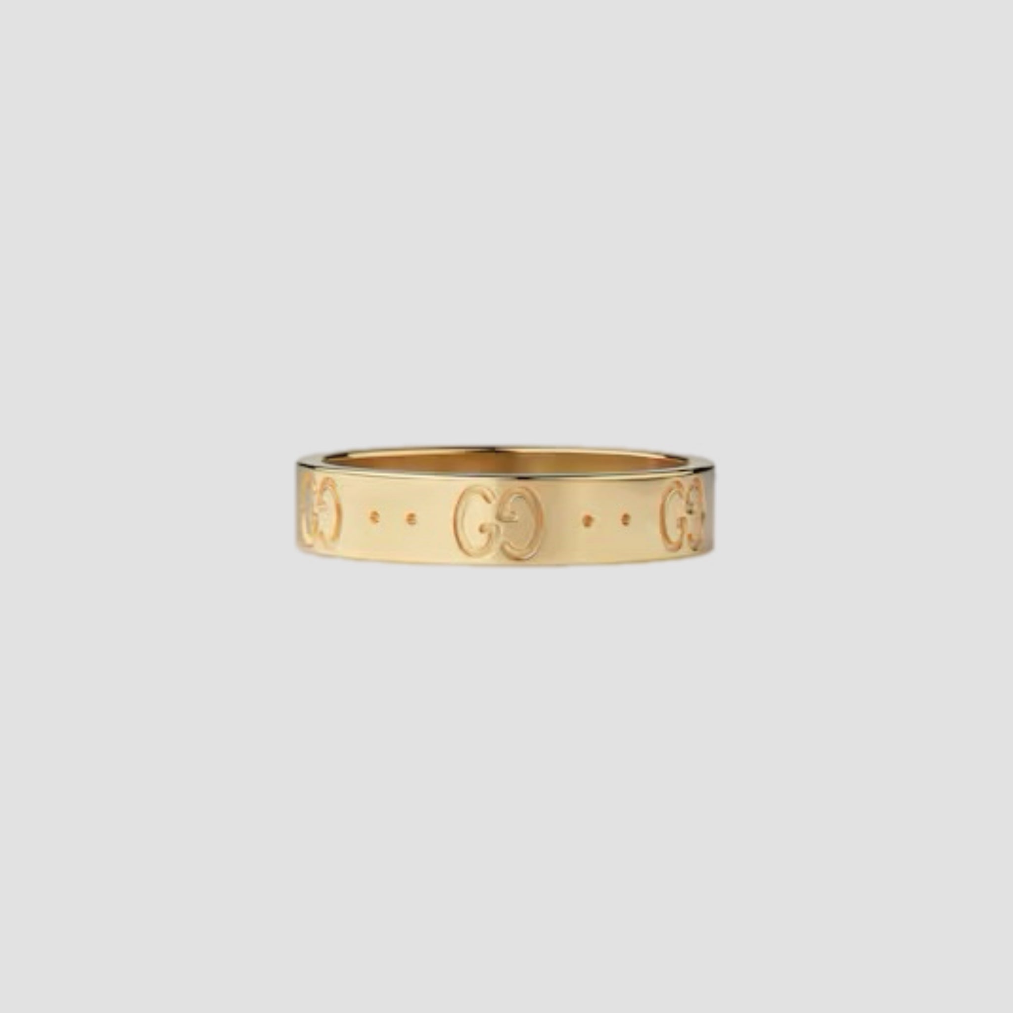 18ct Gucci Icon GG Eternity Band Ring