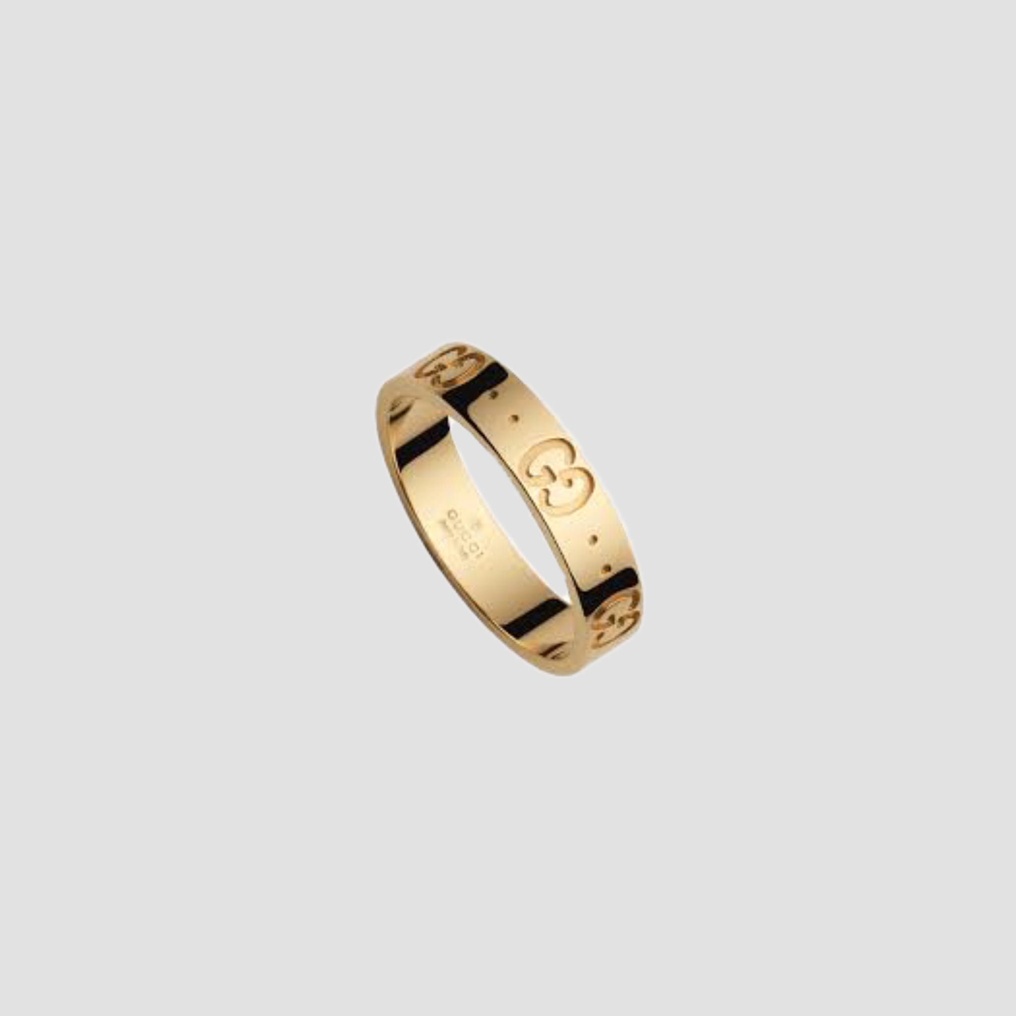 18ct Gucci Icon GG Eternity Band Ring