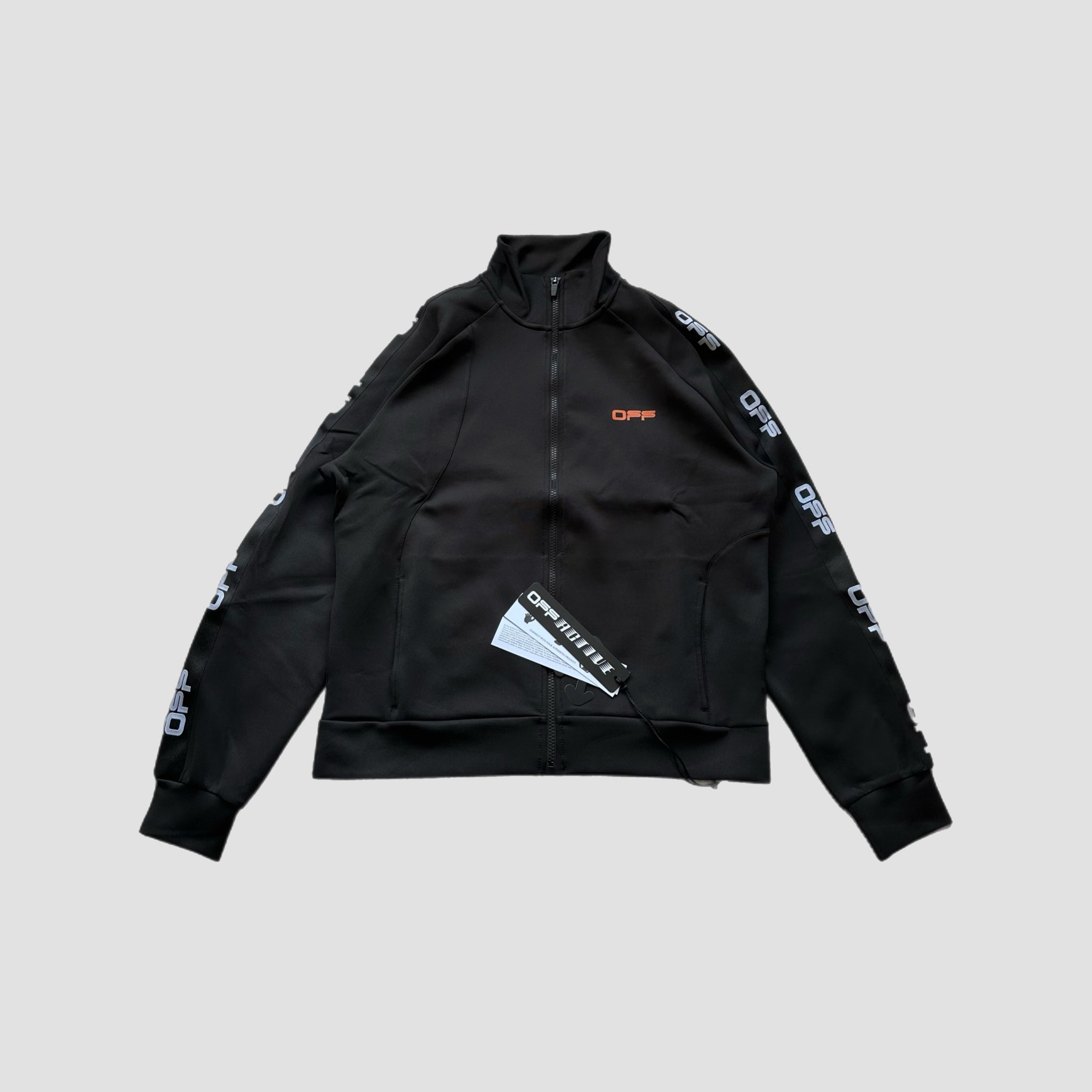 Off-White Active Logo Zip-Up Track Jacket