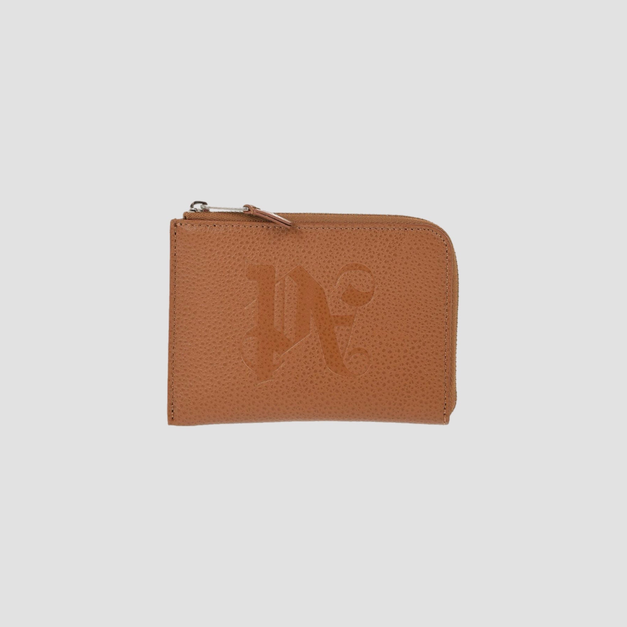 Palm Angels PA Monogram Zipped Cardholder Wallet