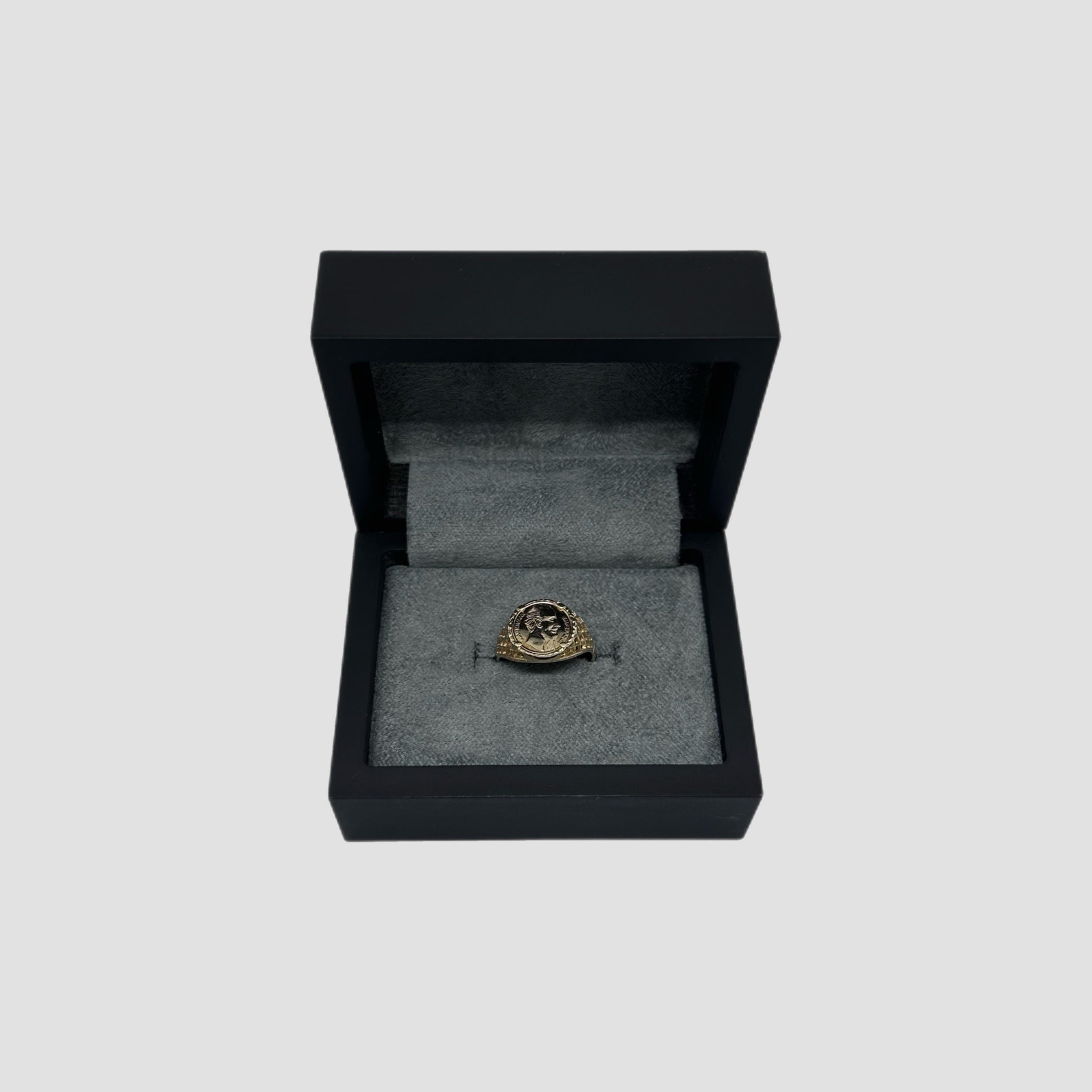 9ct Emperador Maximiliano Coin Ring