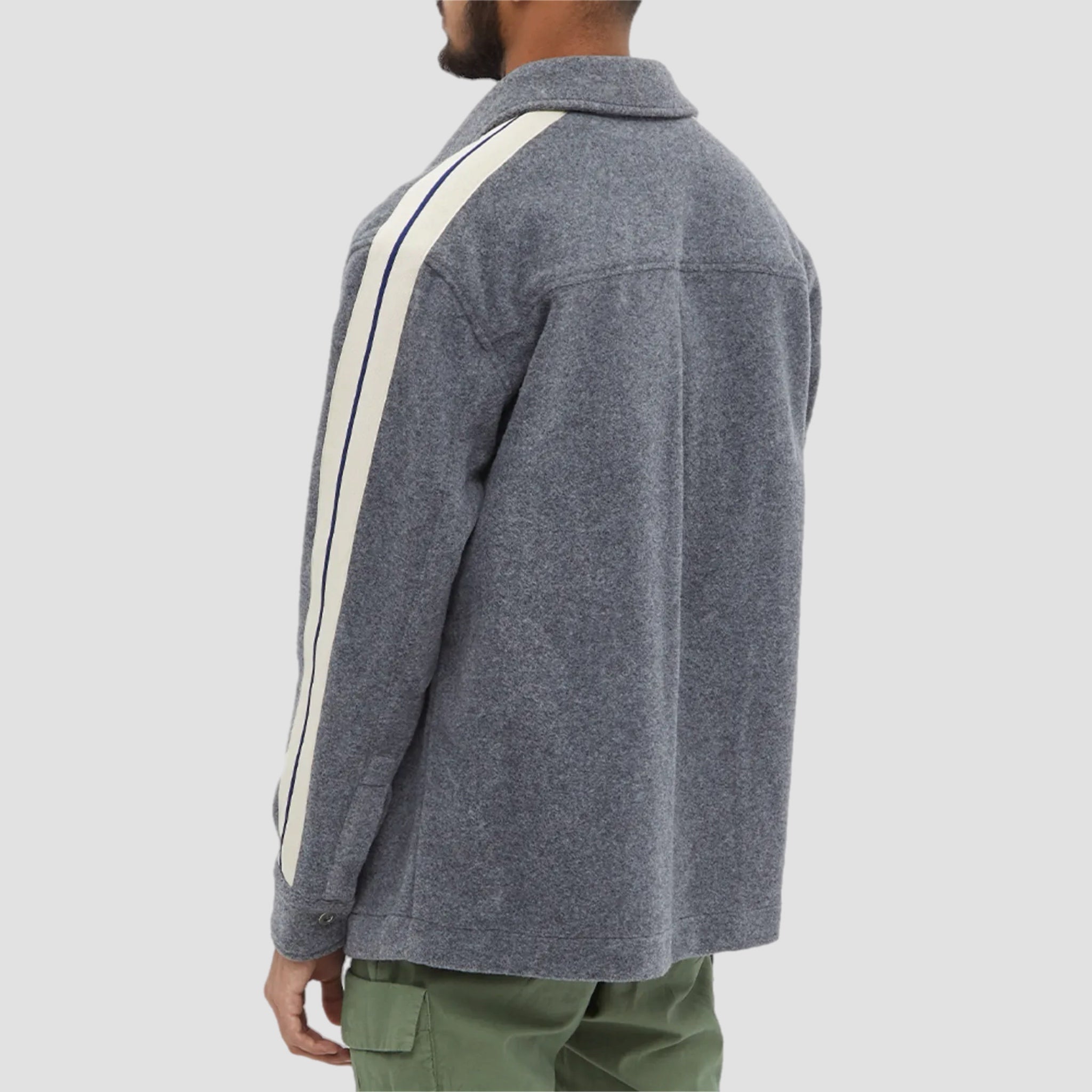 Palm Angels Wool Track Overshirt