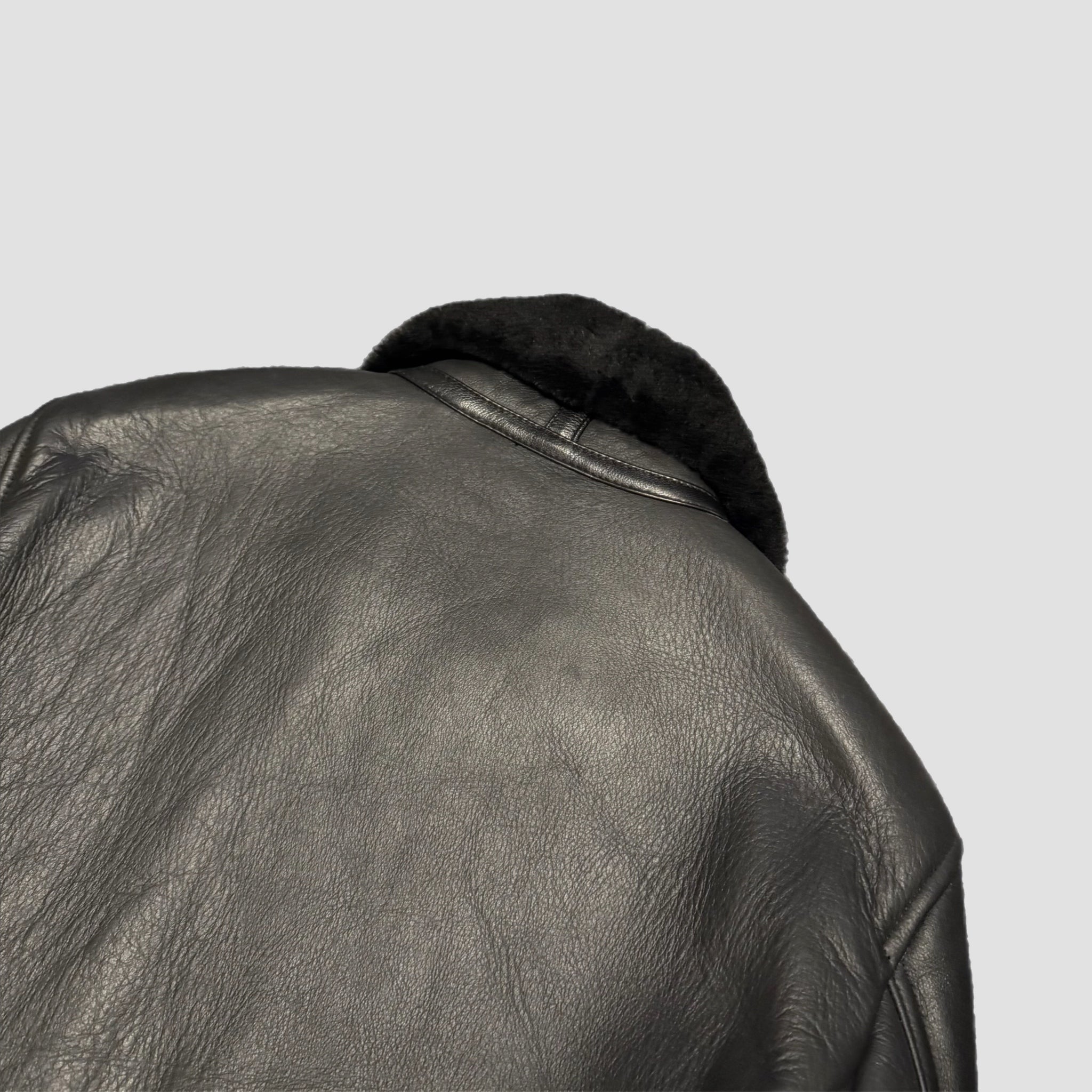 Schott NYC Leather Aviator Jacket