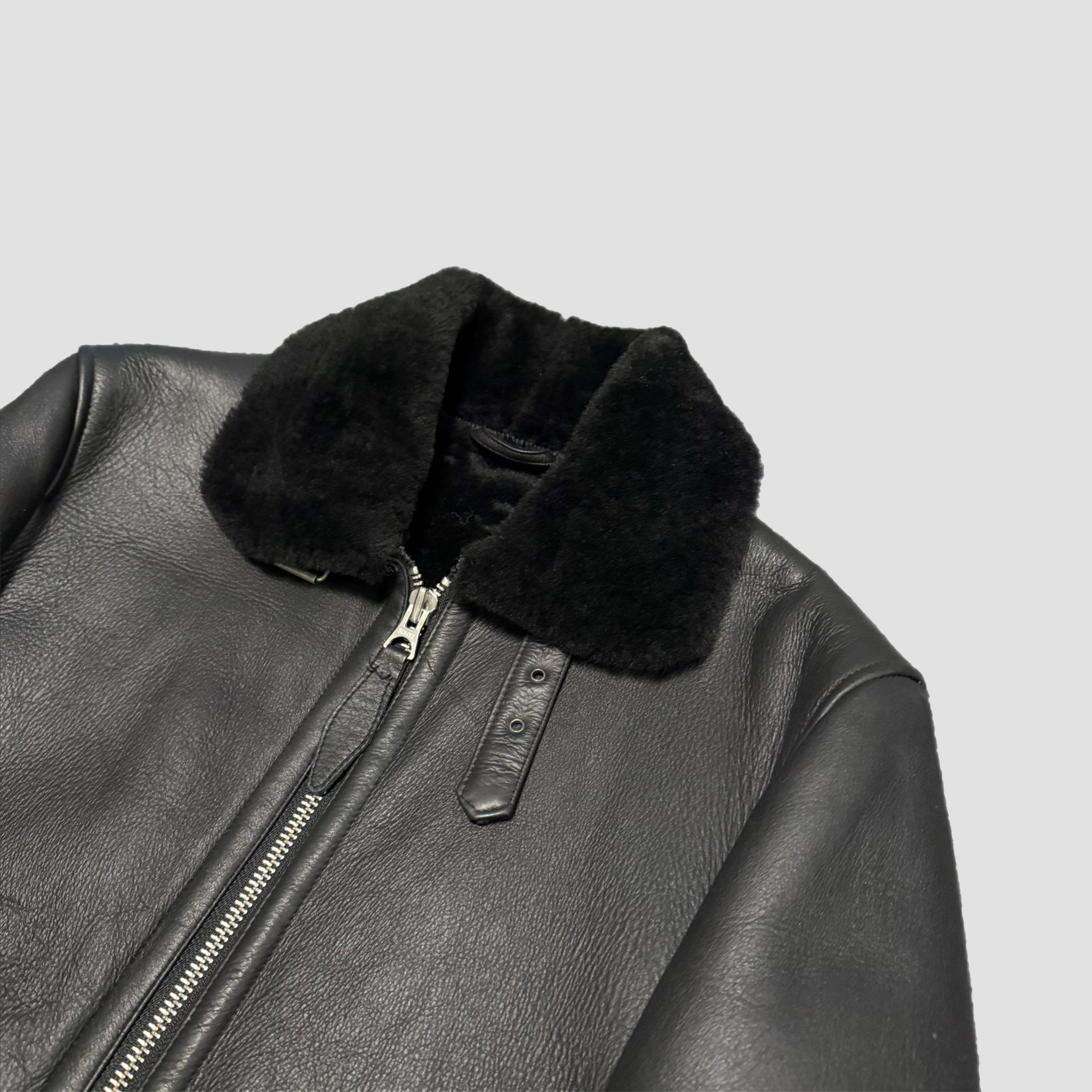 Schott NYC Leather Aviator Jacket