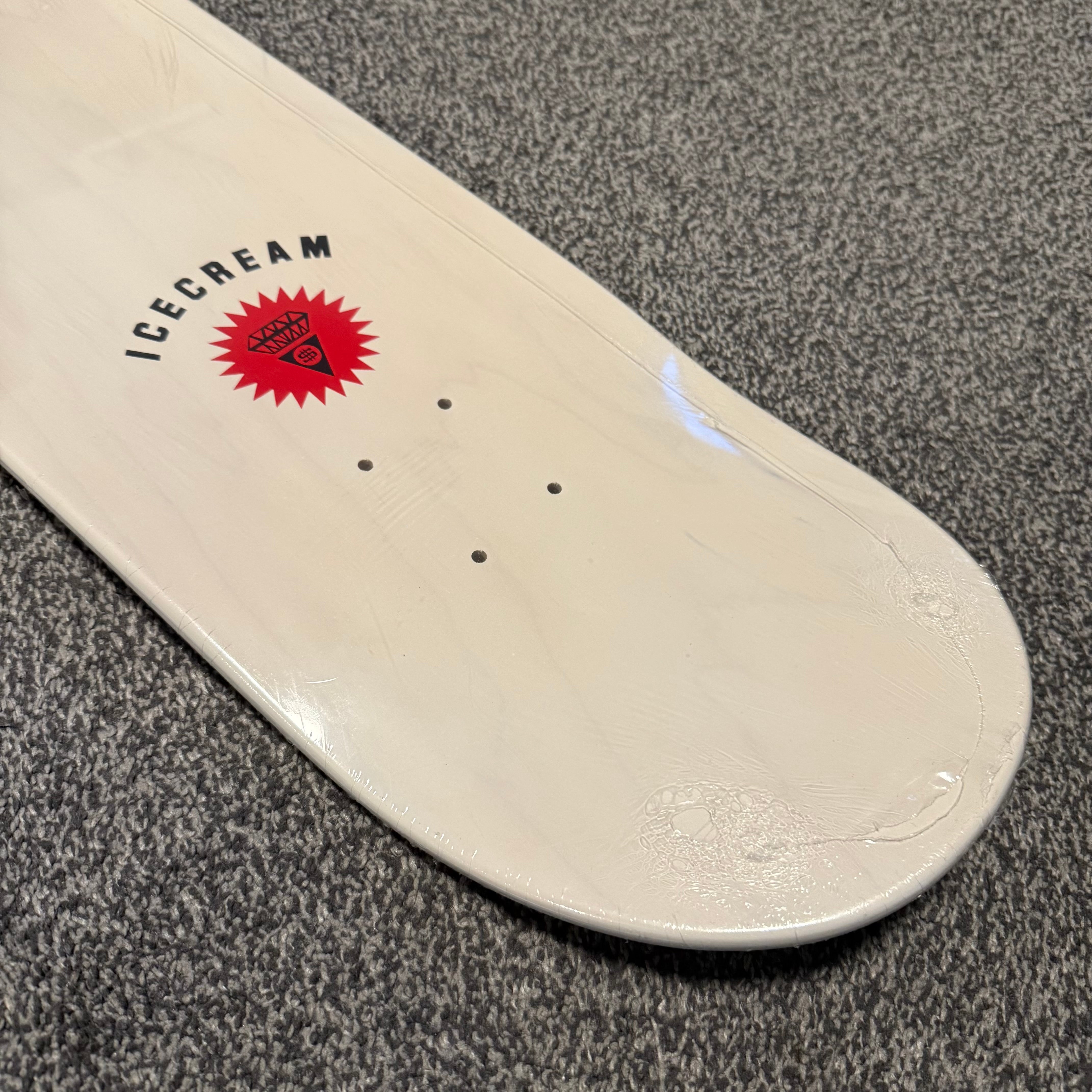 ICECREAM Logo Print Skate Deck