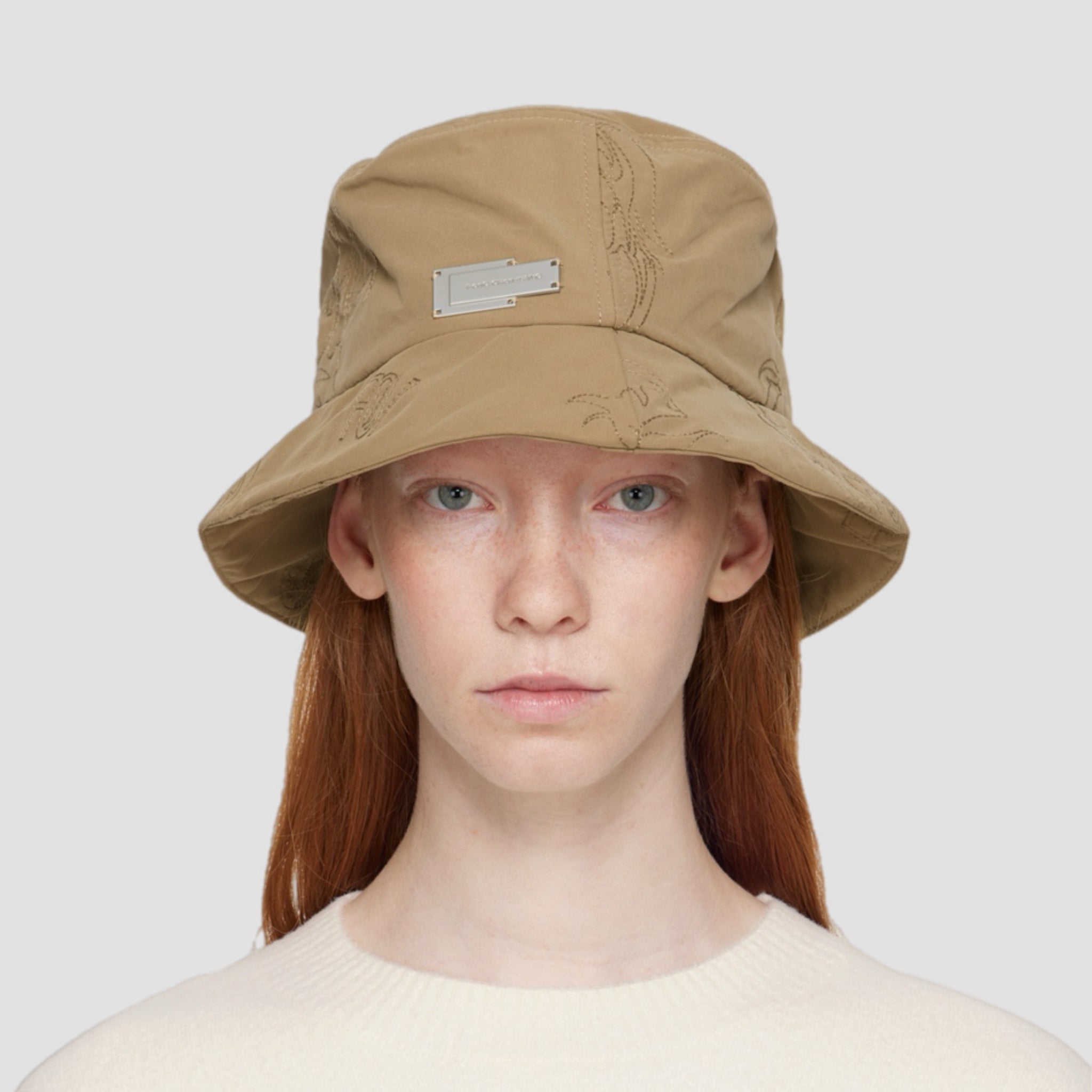 Feng Chen Wang Quilted Bucket Hat