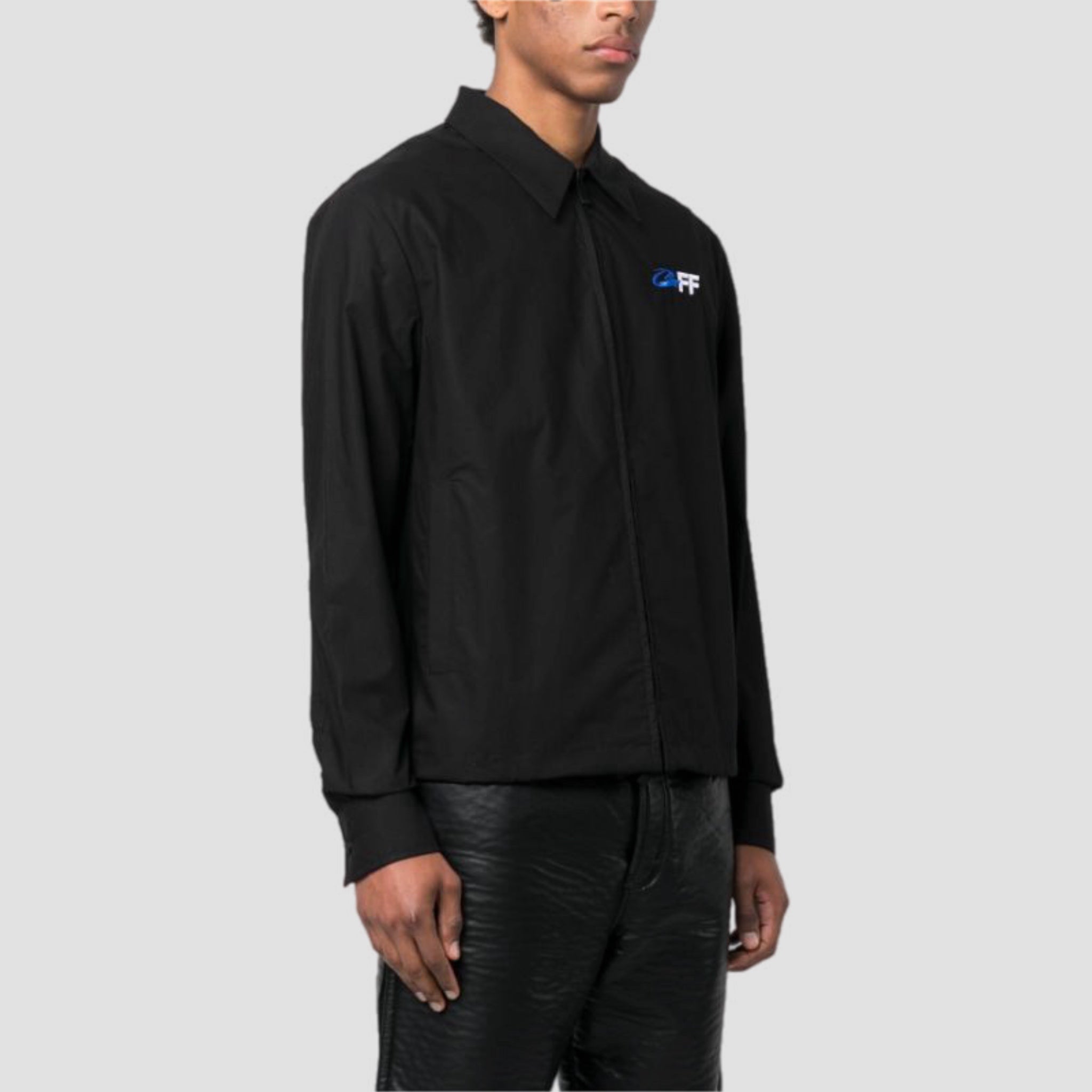 Off-White Exact Opp Zip Hybrid Shirt