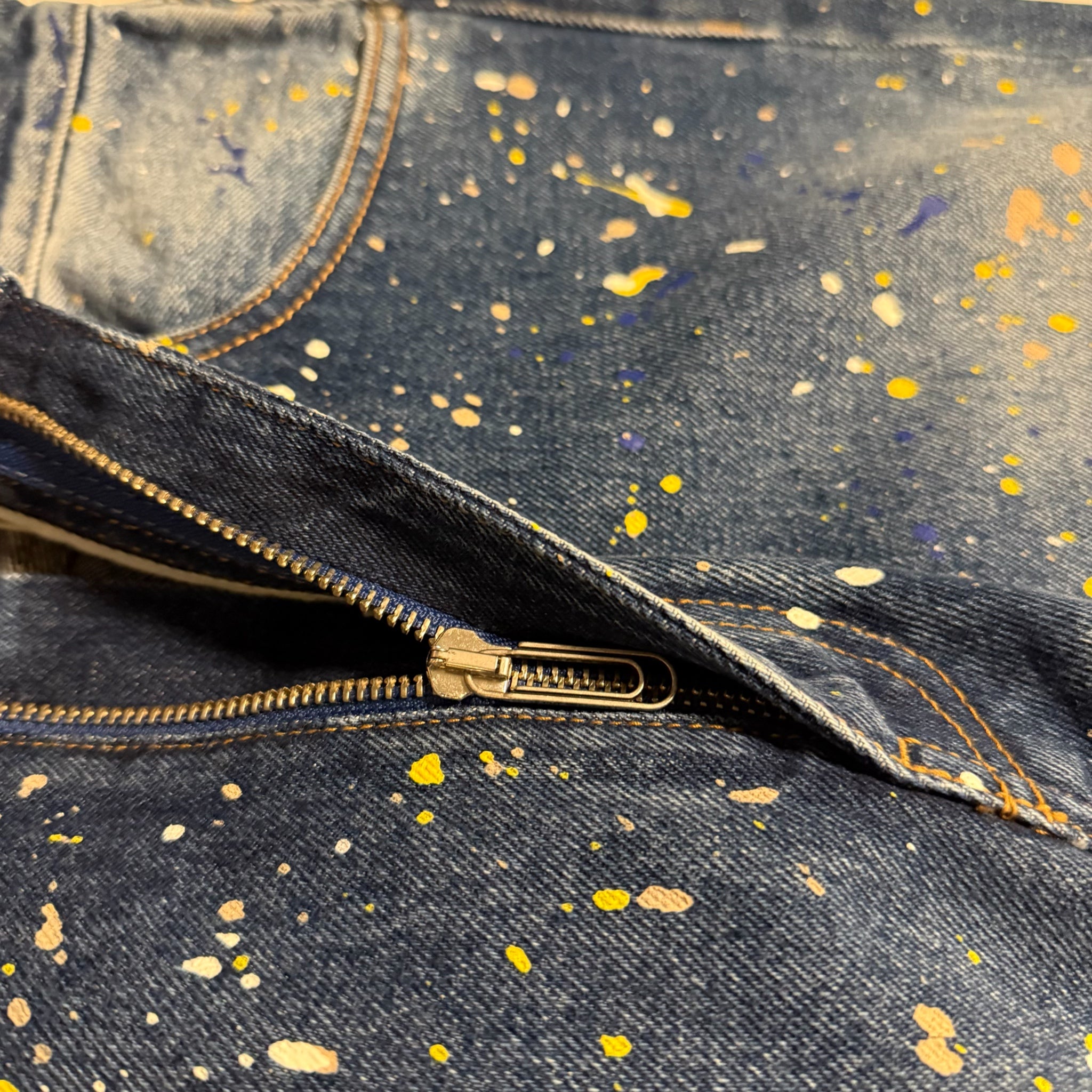 Off-White Paint Splatter Jeans