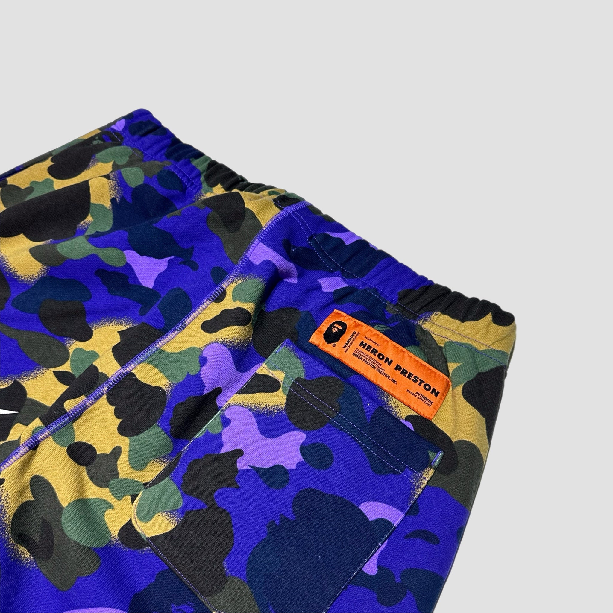 Bape x Heron Preston 1st Camo Sweat Pants Joggers