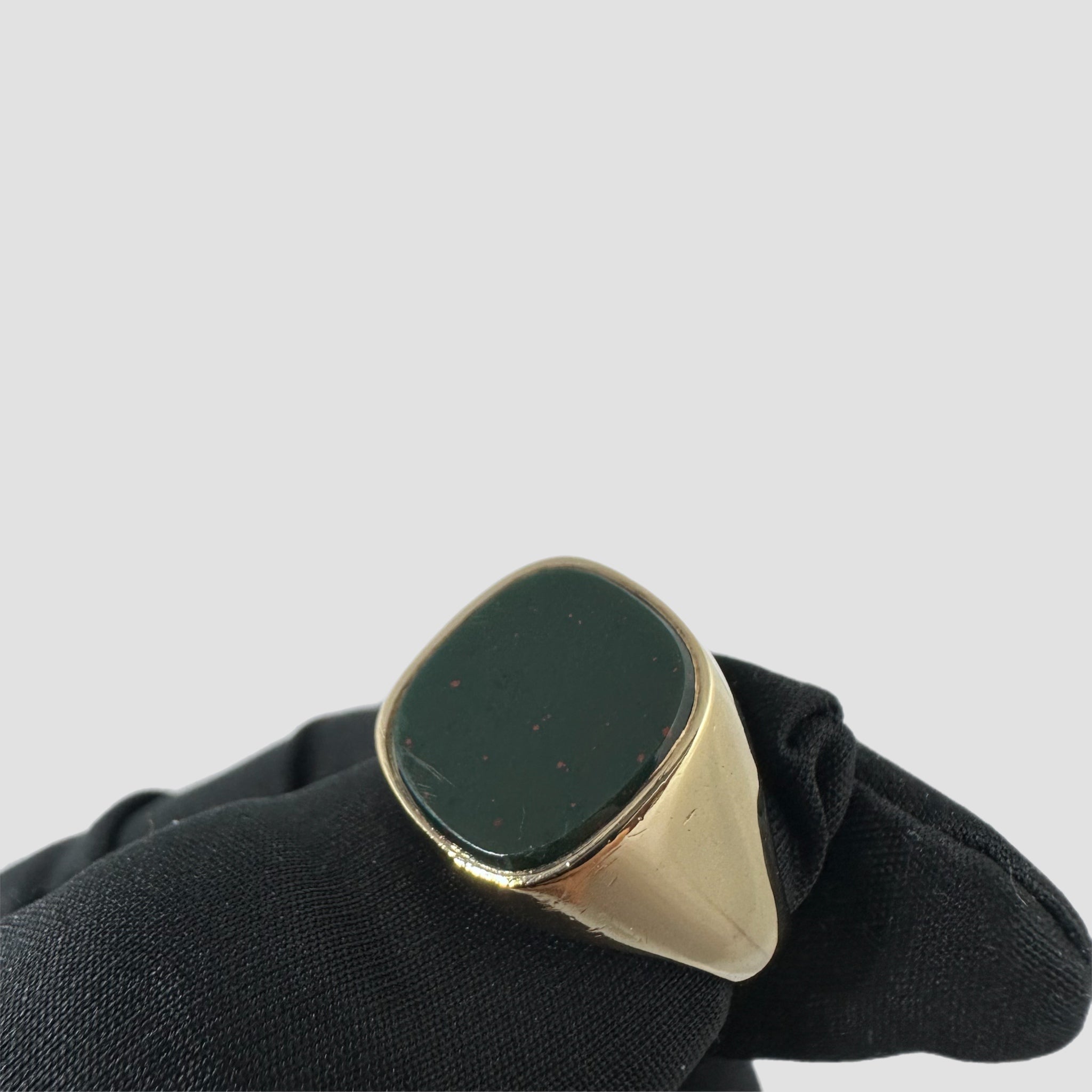 9ct Bloodstone Signet Ring