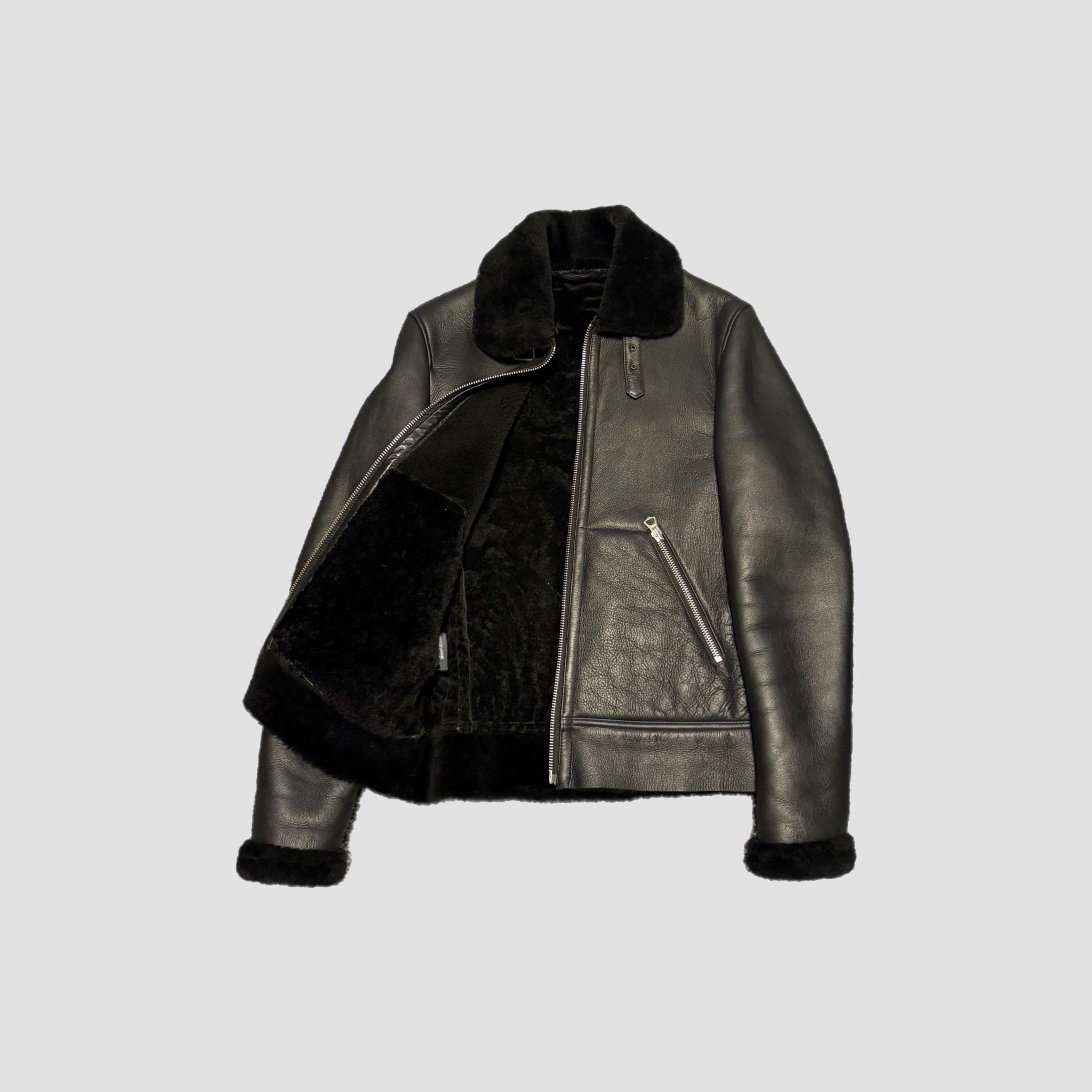 Schott NYC Leather Aviator Jacket