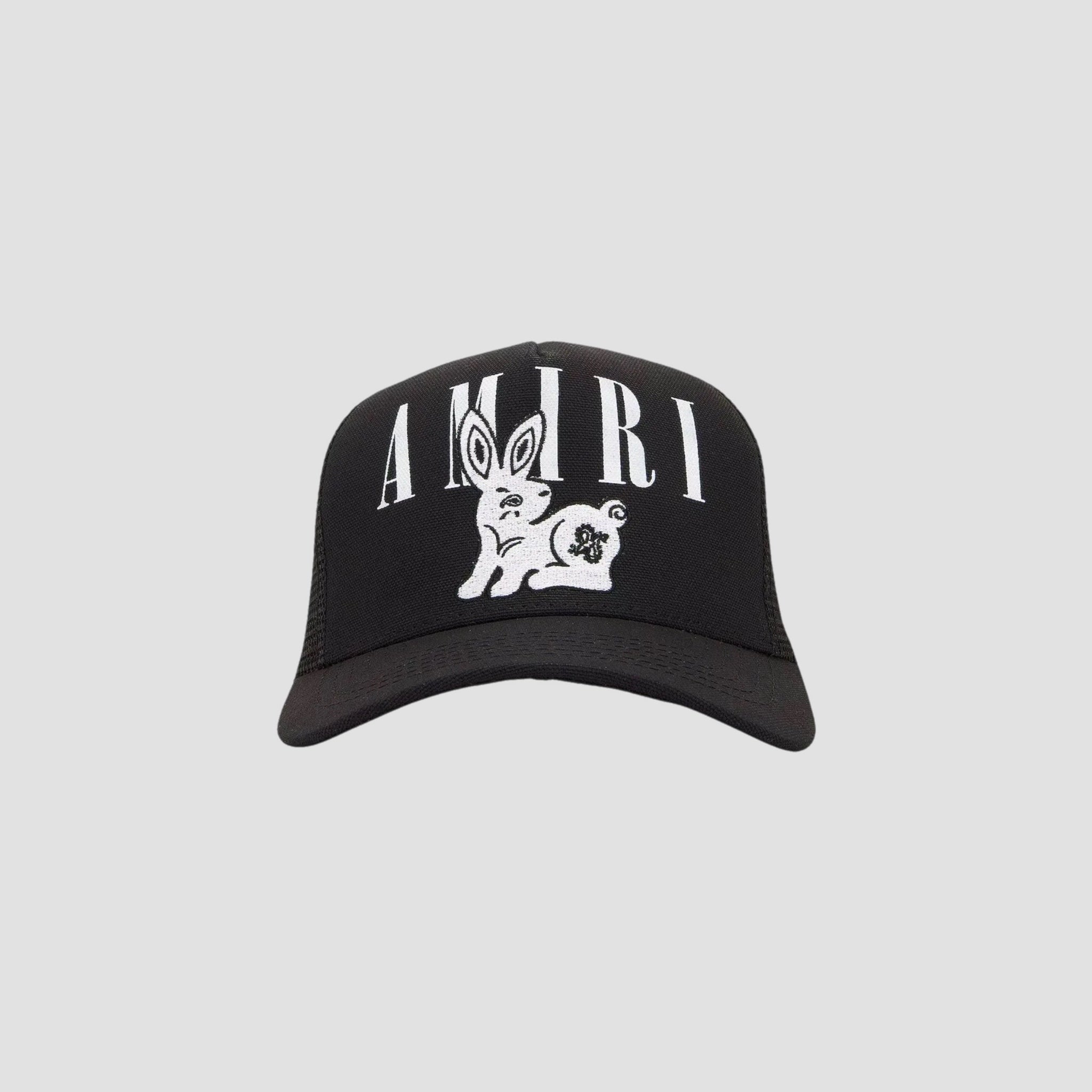 Amiri Bandana Rabbit Logo Trucker Cap