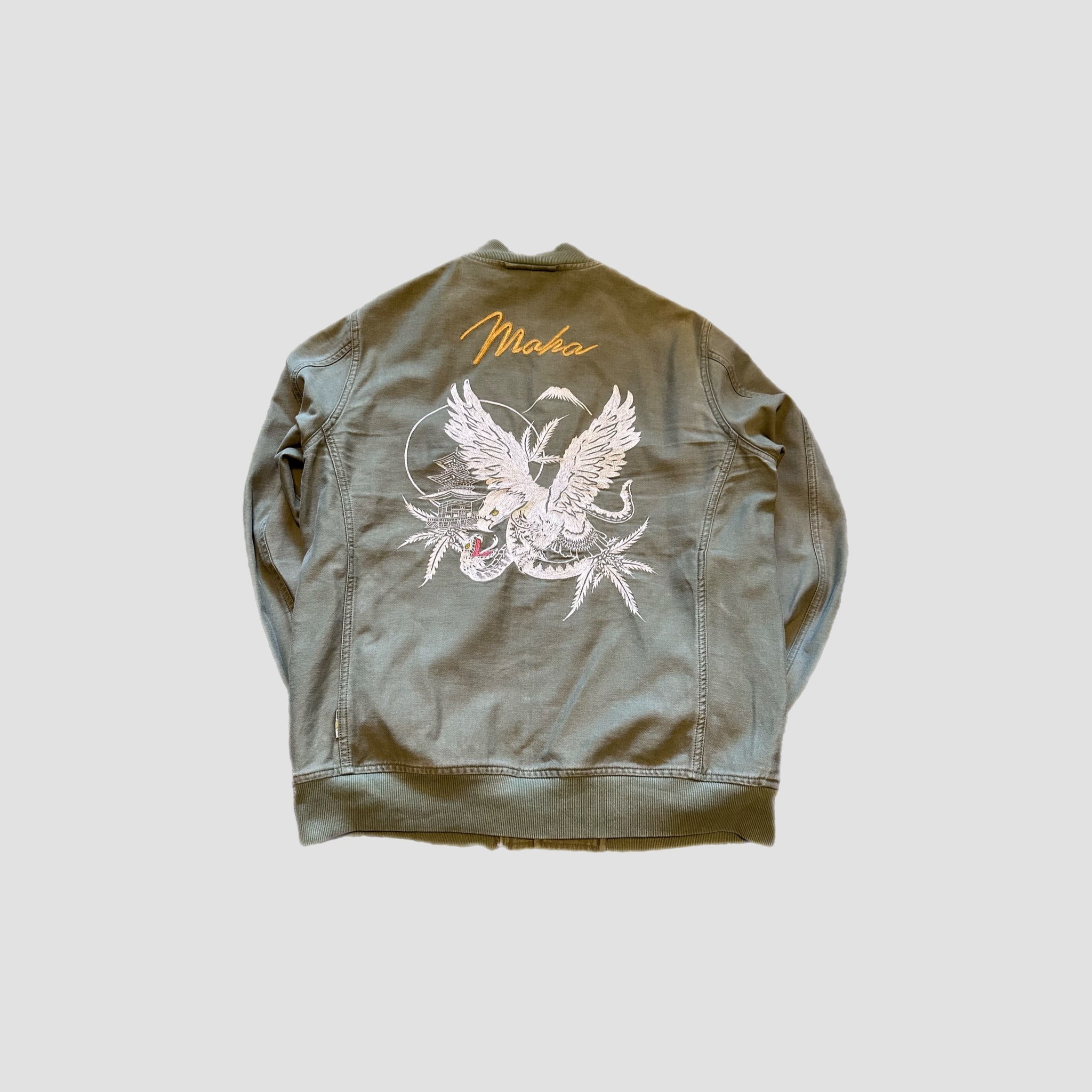 Maharishi Eagle Vs Snake Embroidered Flight Jacket