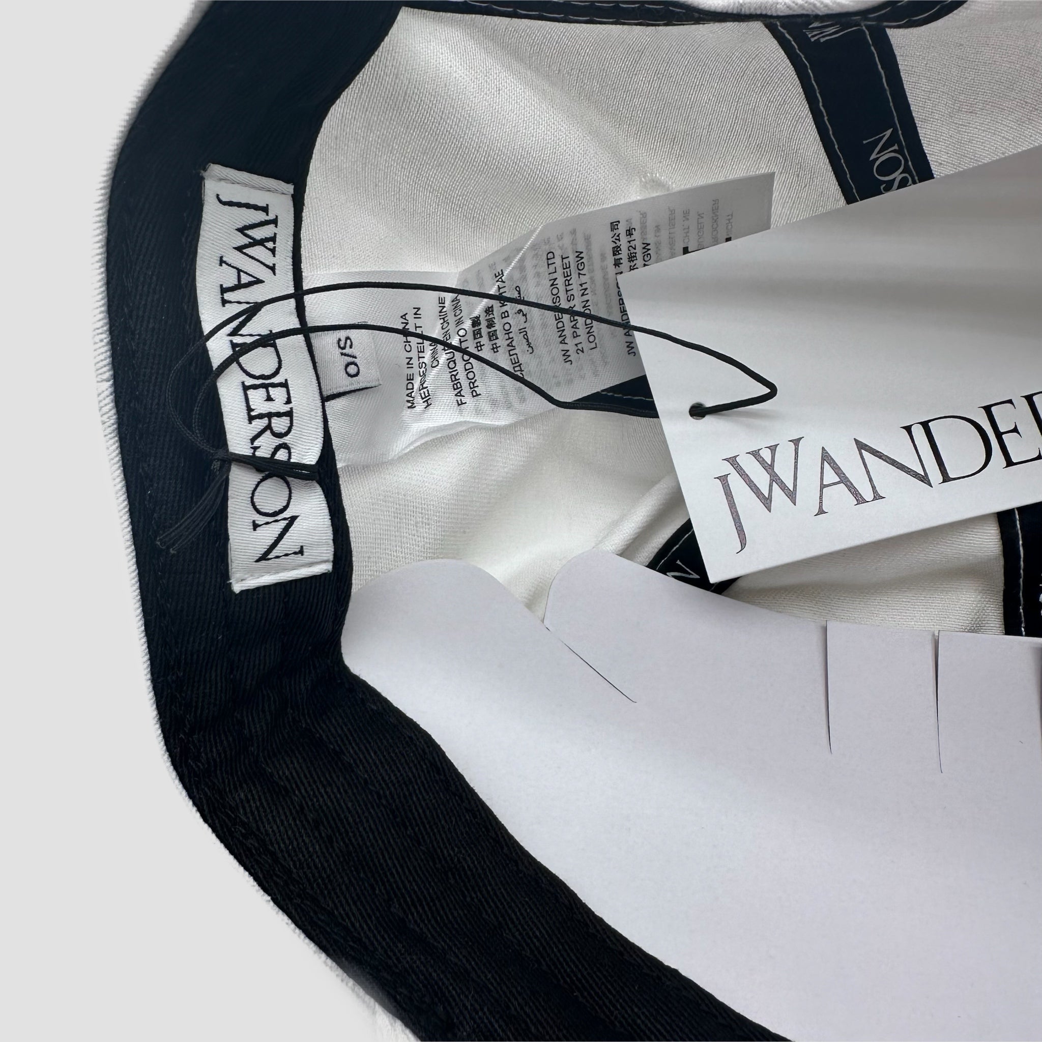 JW Anderson Gothic Logo Spell Out Cap