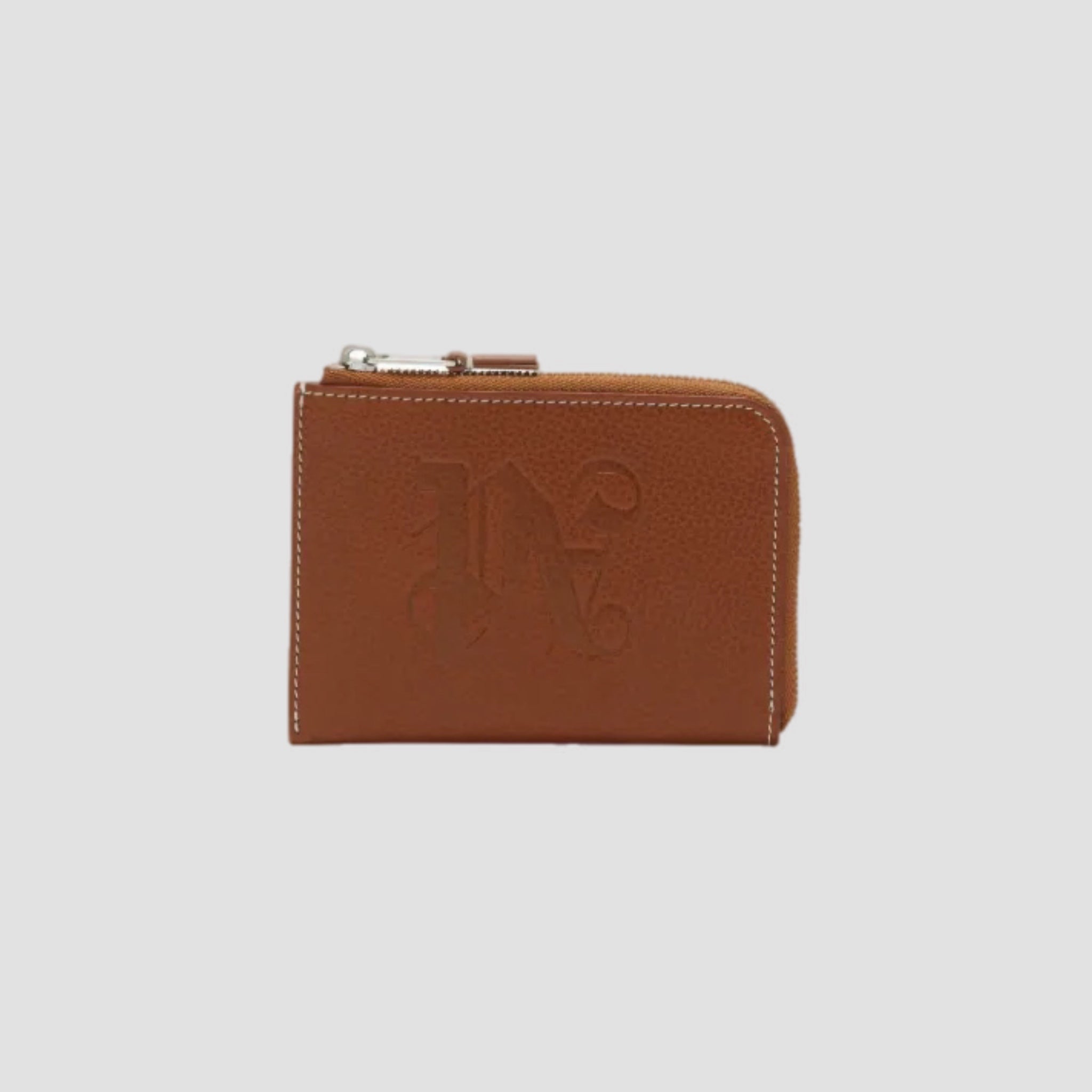 Palm Angels PA Monogram Zipped Cardholder Wallet