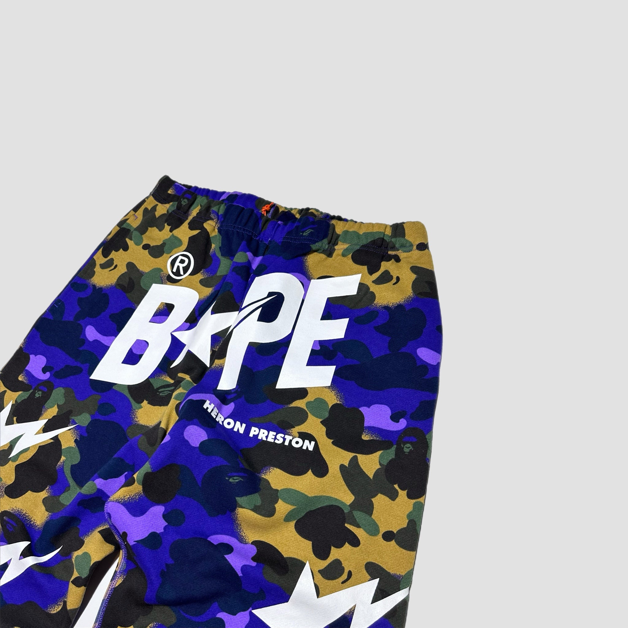 Bape x Heron Preston 1st Camo Sweat Pants Joggers