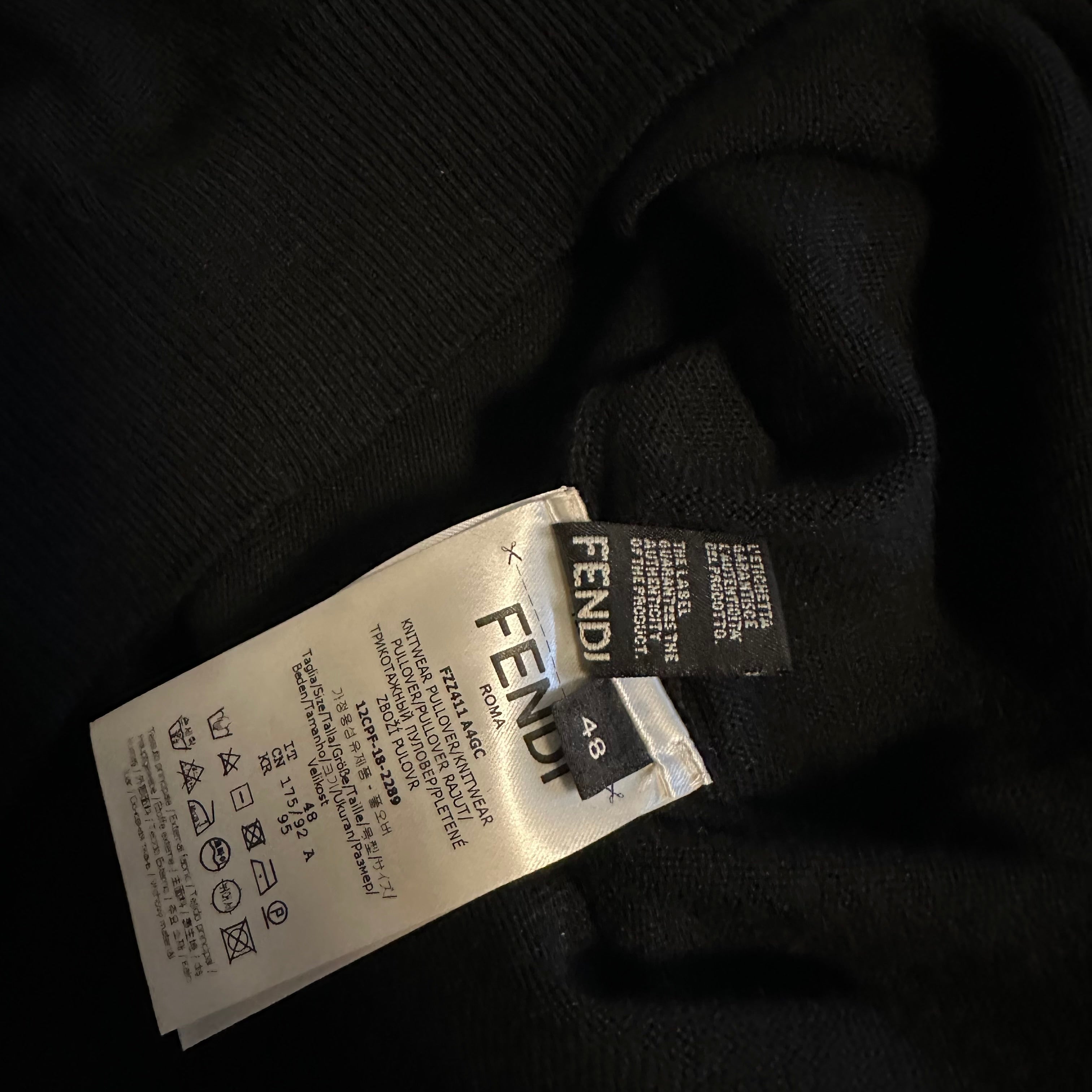 Fendi Lupetto Turtleneck Sweater