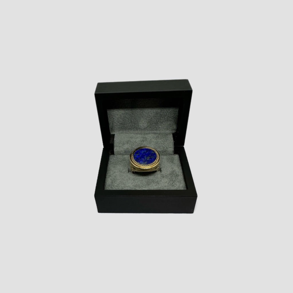 9ct Lapis Lazuli Half Sovereign