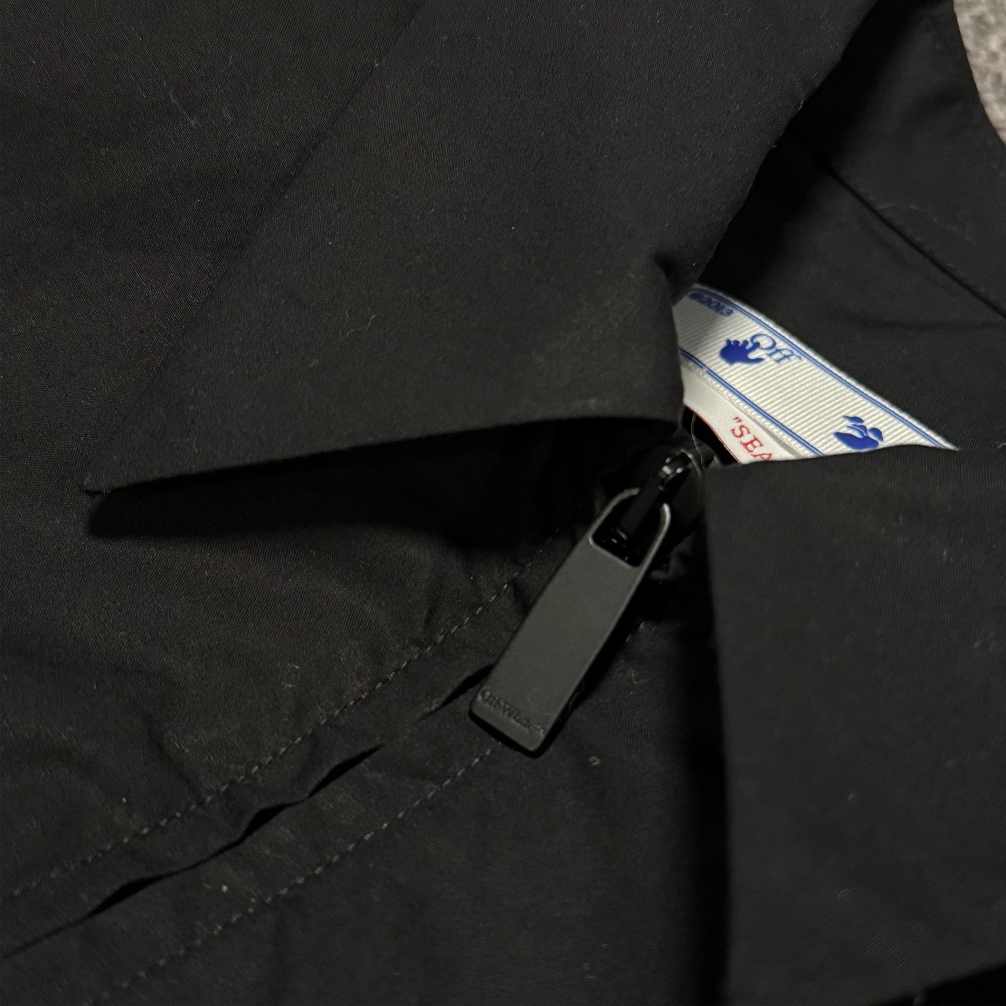 Off-White Exact Opp Zip Hybrid Shirt