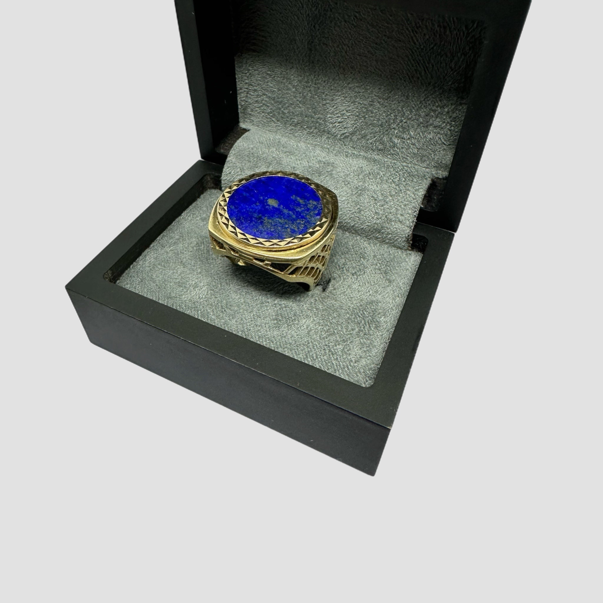 9ct Lapis Lazuli Full Sovereign