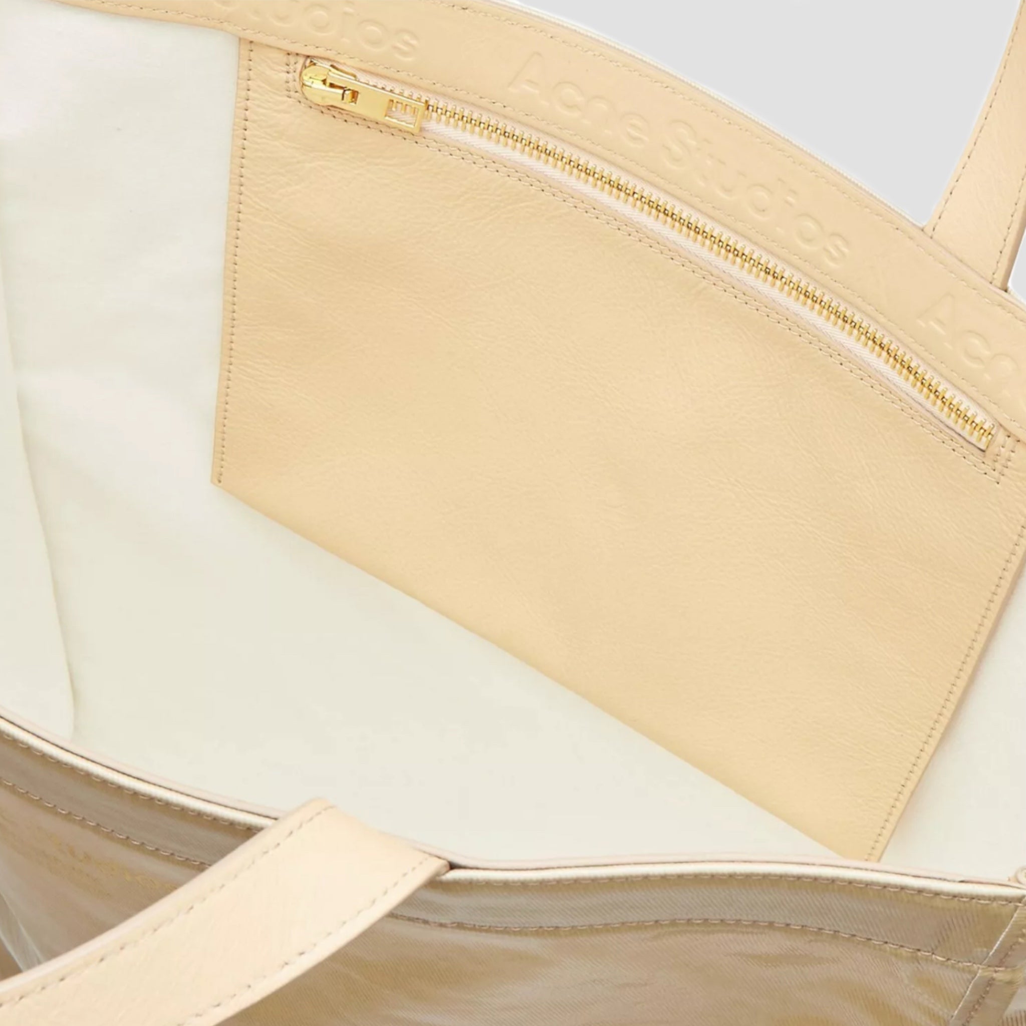 Acne Studios Audrey Beige Tote Bag